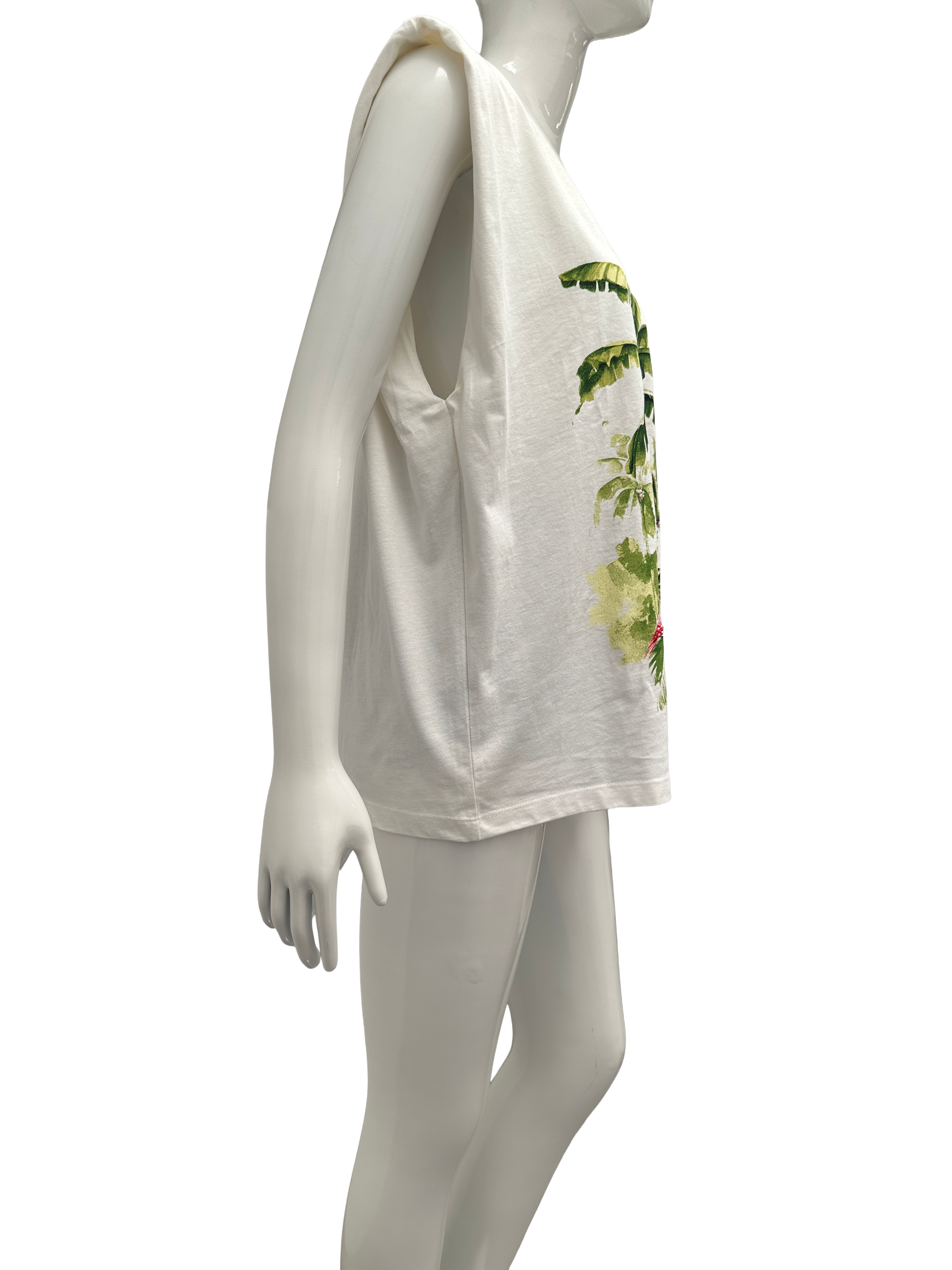 H&M Edition sleeveless top with banana tree - size 34