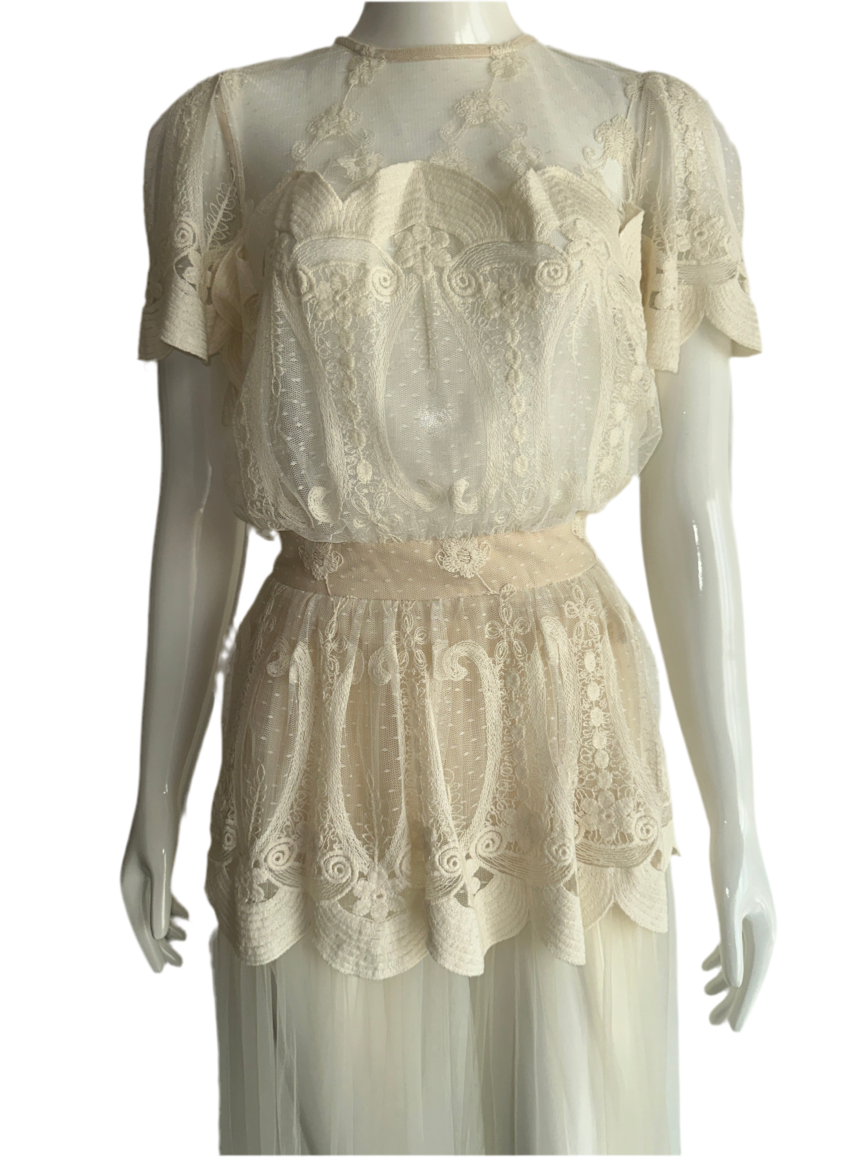 Elisabetta Franchi cream Abito dress - size 40