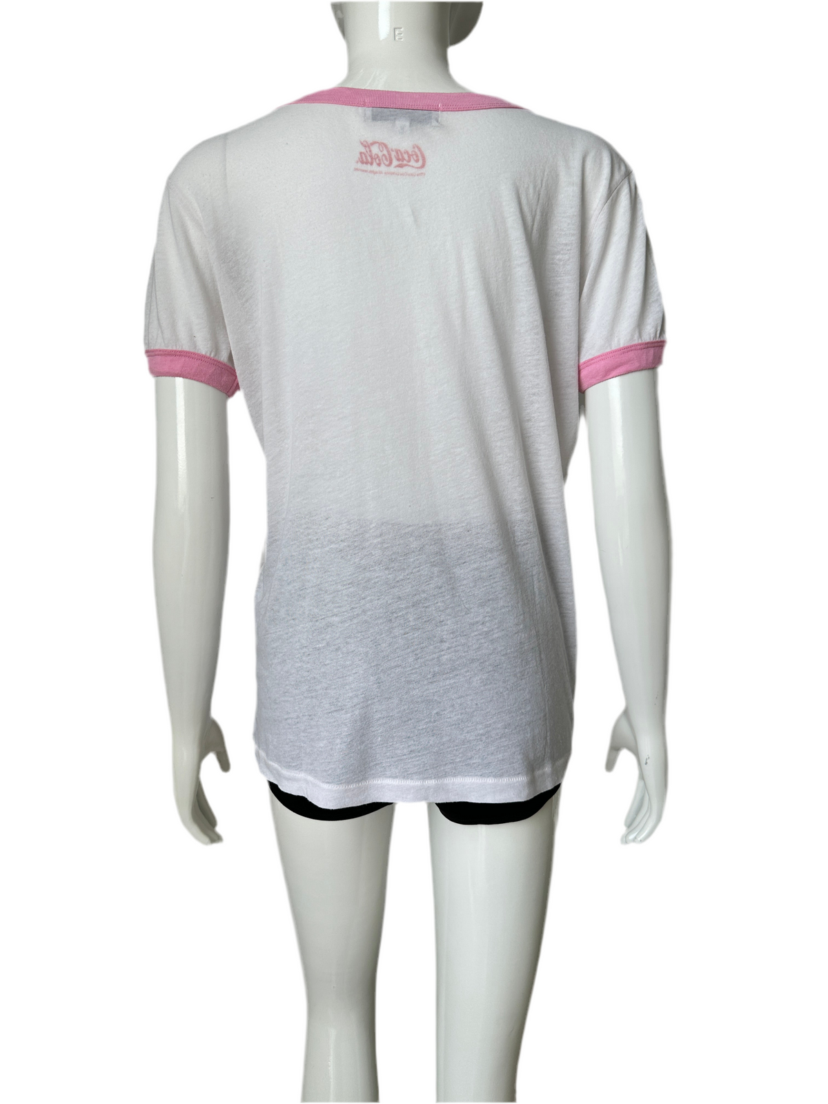 Wildfox White and Pink 'Diet Coke' t-shirt - size 34