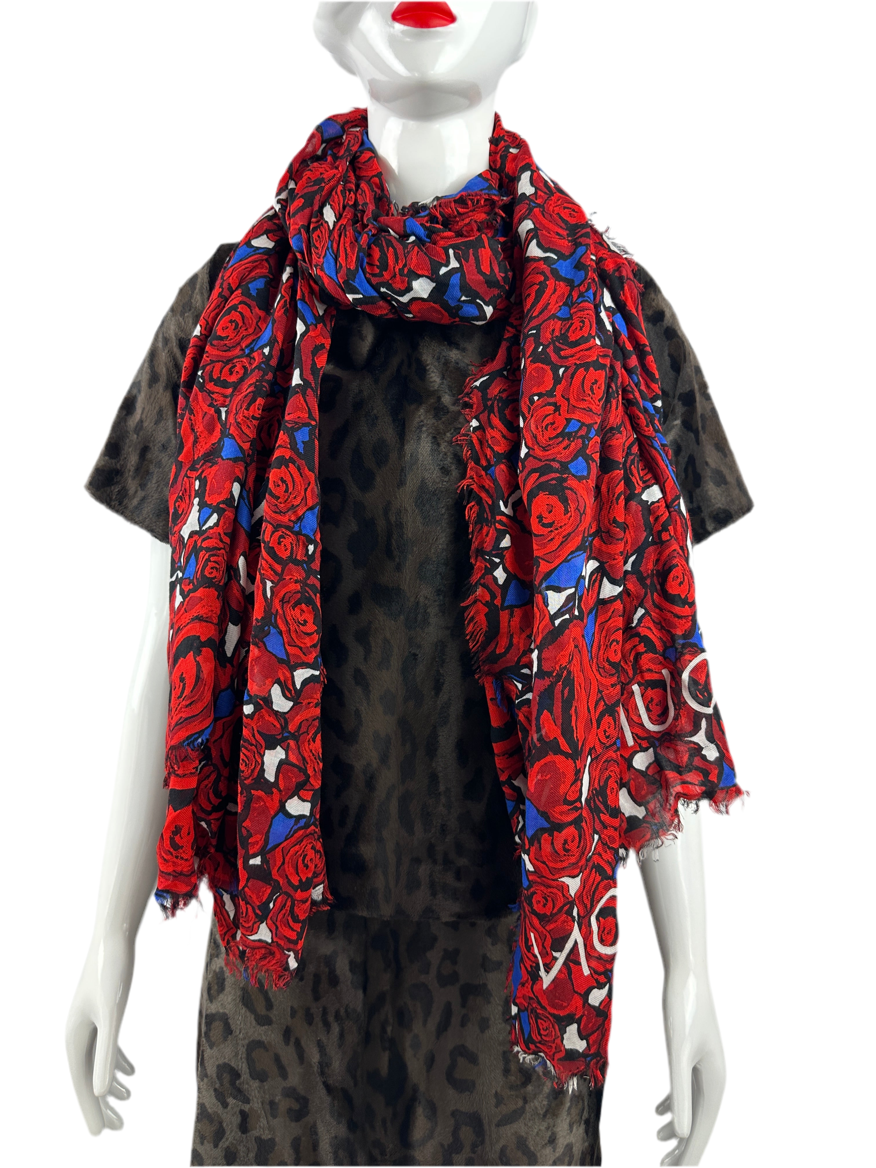 Louis Vuitton Stephen Sprouse 'Rock N' Roses' scarf