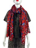 Louis Vuitton Stephen Sprouse 'Rock N' Roses' scarf