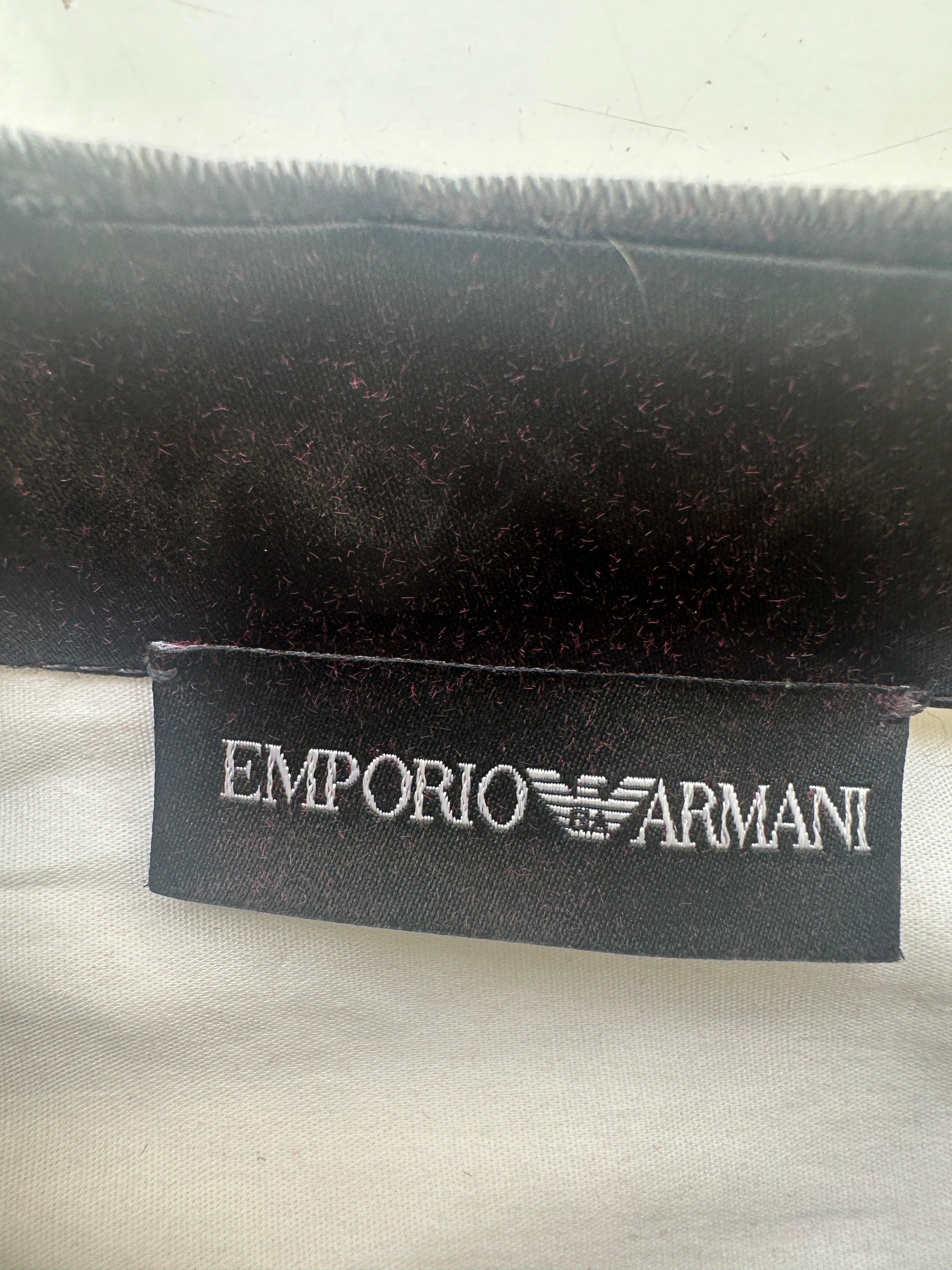 Emporio Armani white shirt with front sequin - size 38 - Avant Garde DXB