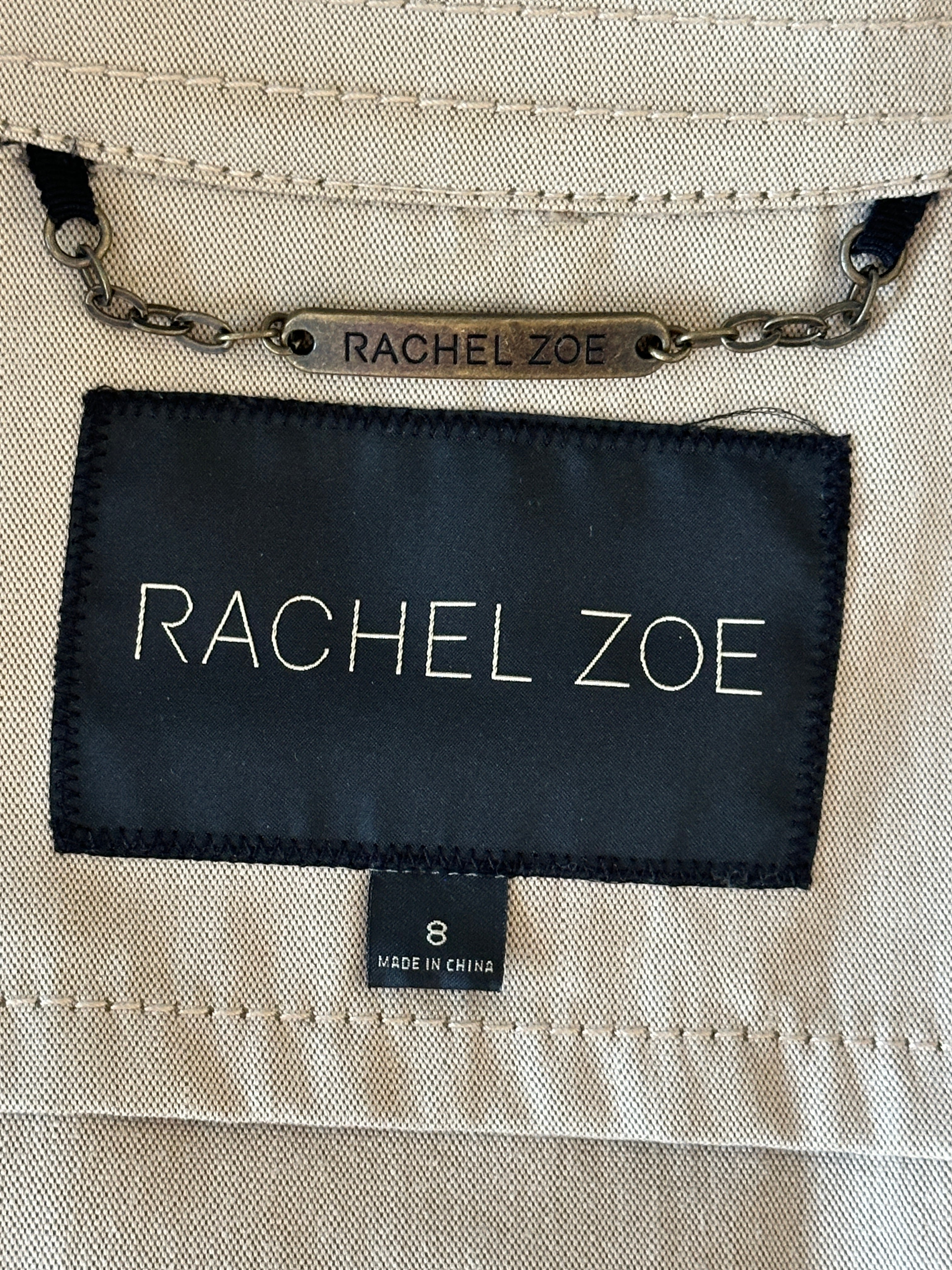 Rachel Zoe bi-material jacket - size 40
