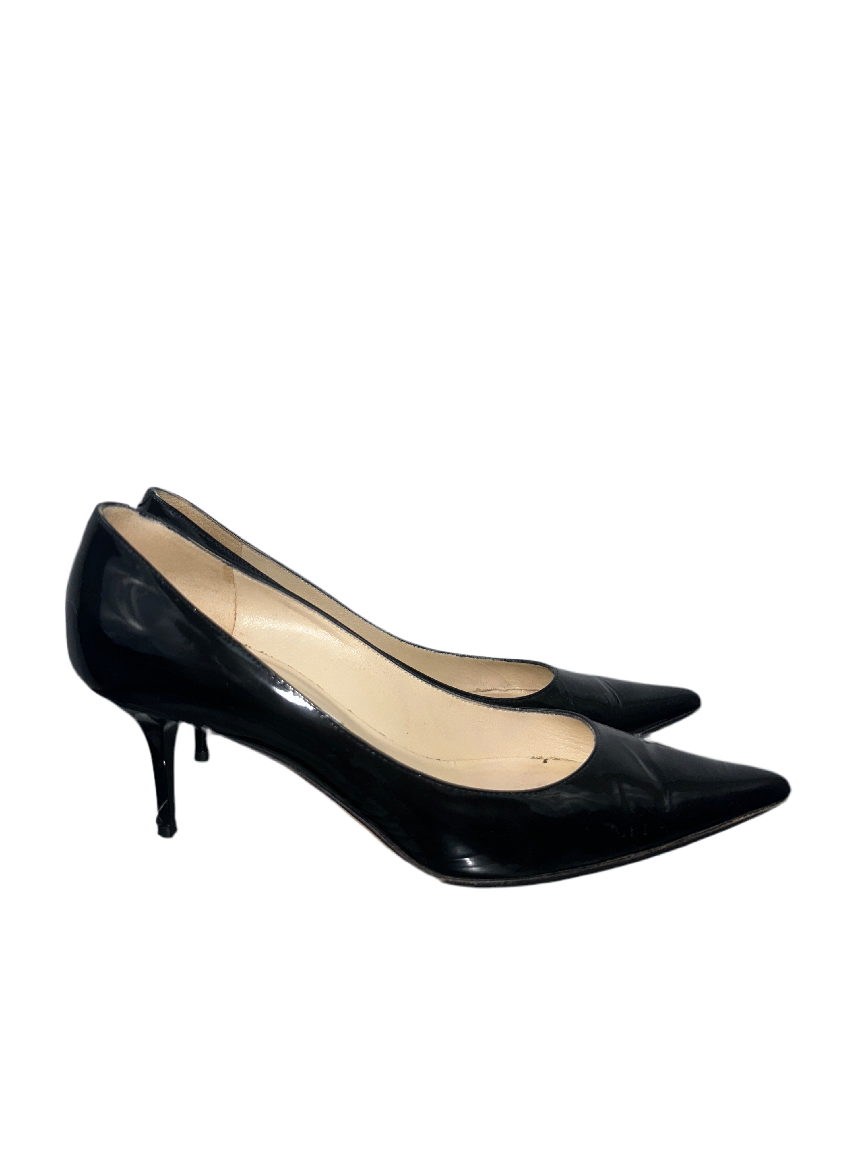 Jimmy Choo classic black pumps - size 36.5