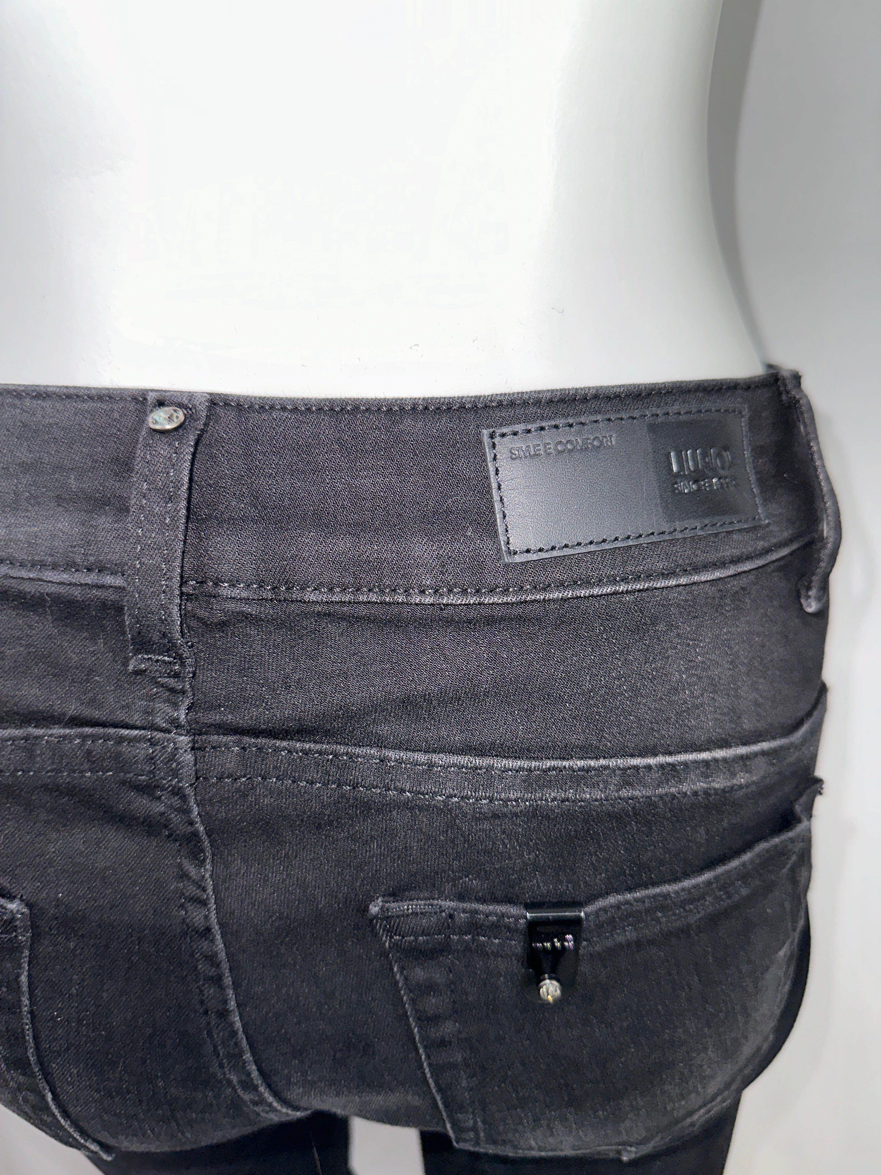 Liu.Jo black pants with stud at bottom - size 34