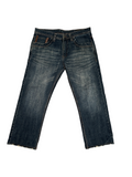 Dolce & Gabbana denim jeans with leather details - size 36