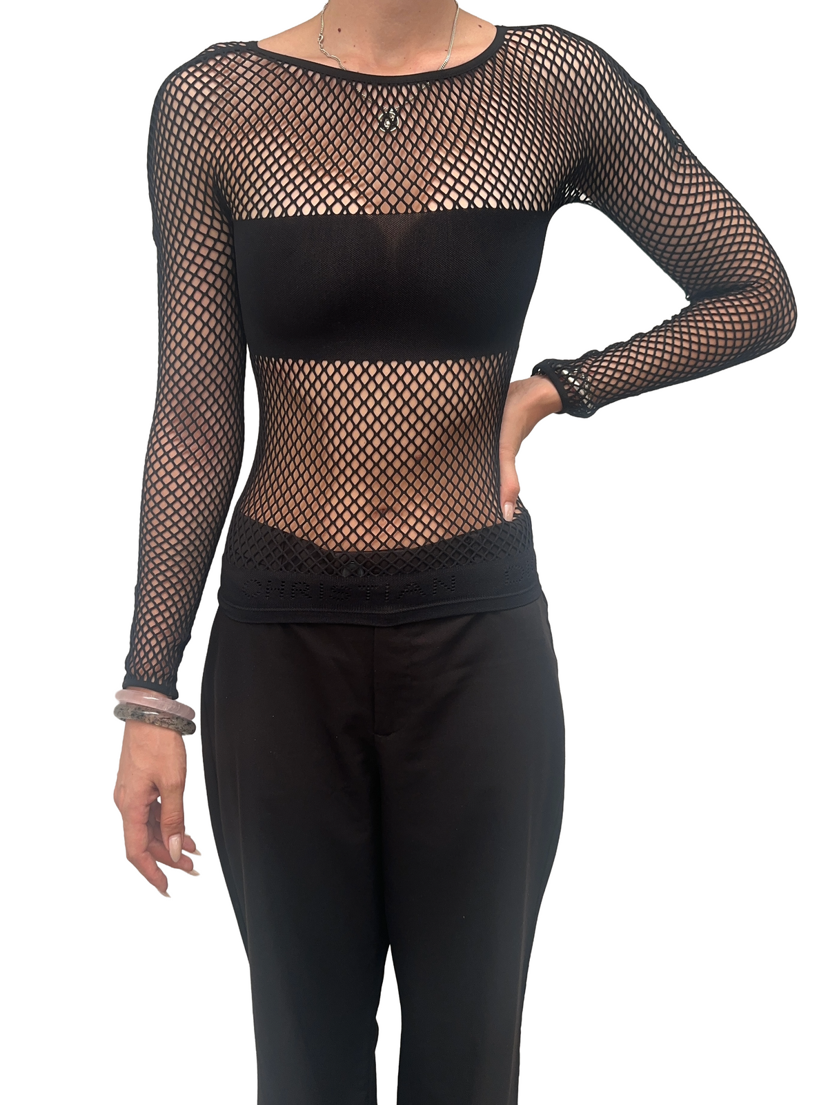 Dior resille tee shirt - size 34