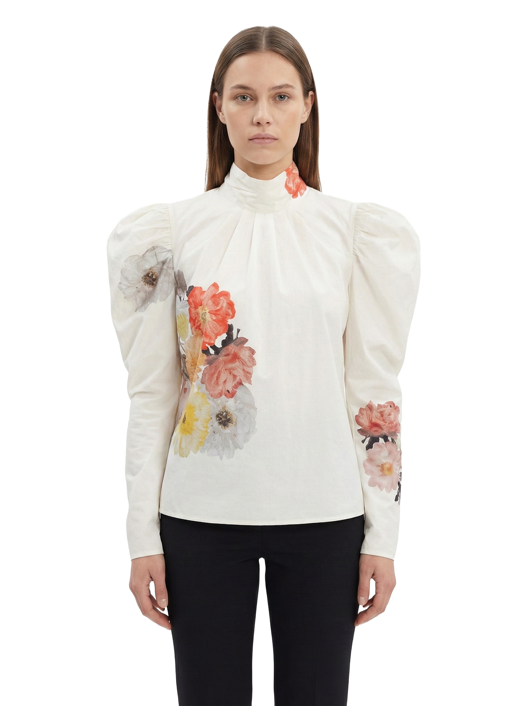 Rejina Pyo floral voluminous blouse - size 10