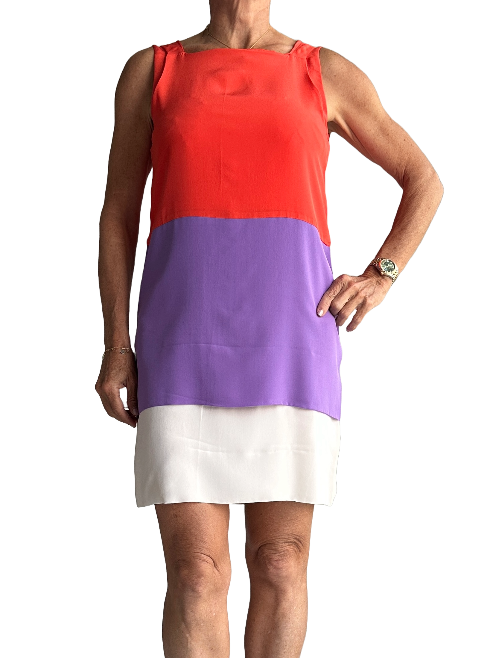 Gucci tricolor dress - size 34