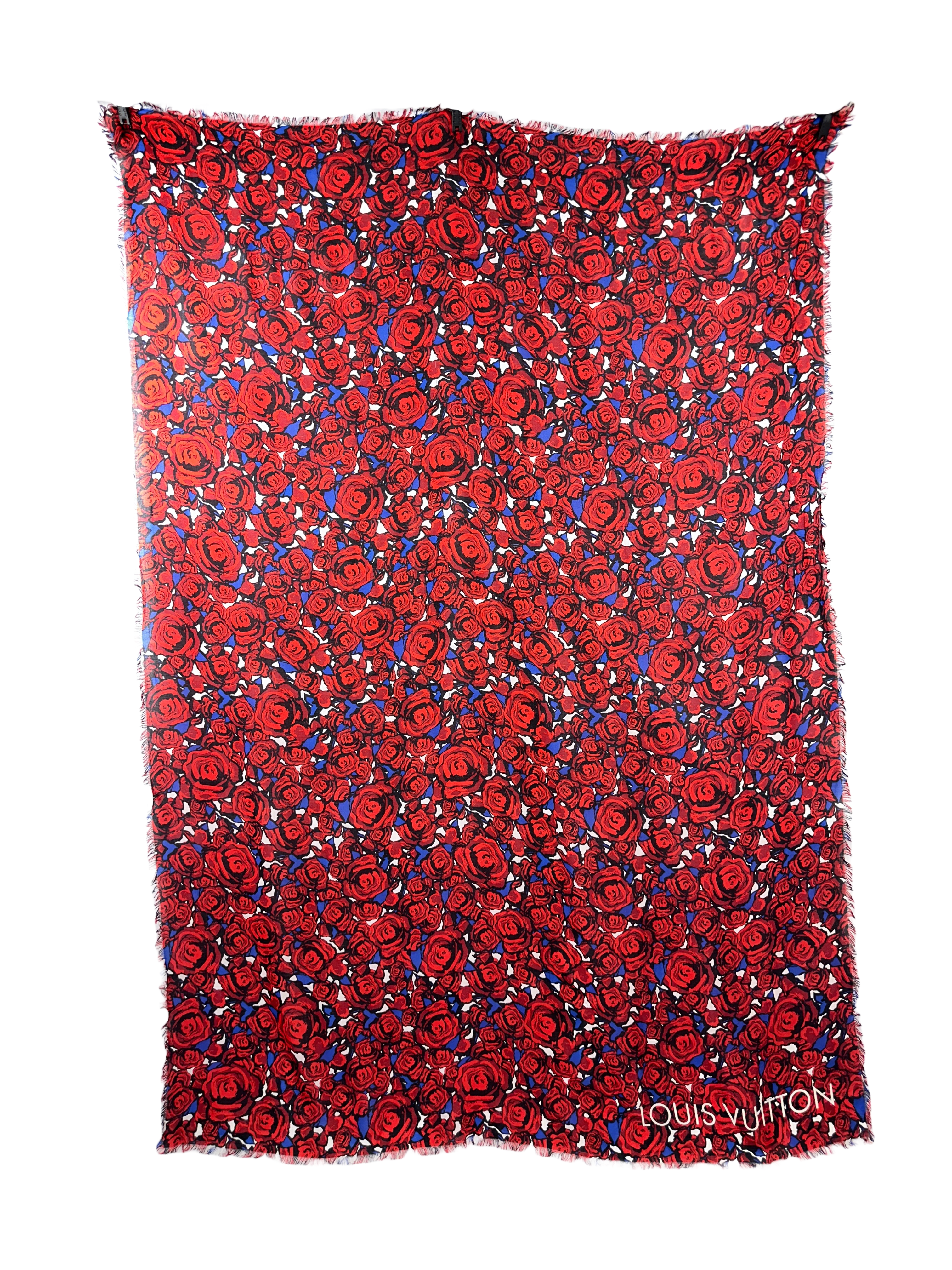 Louis Vuitton Stephen Sprouse 'Rock N' Roses' scarf
