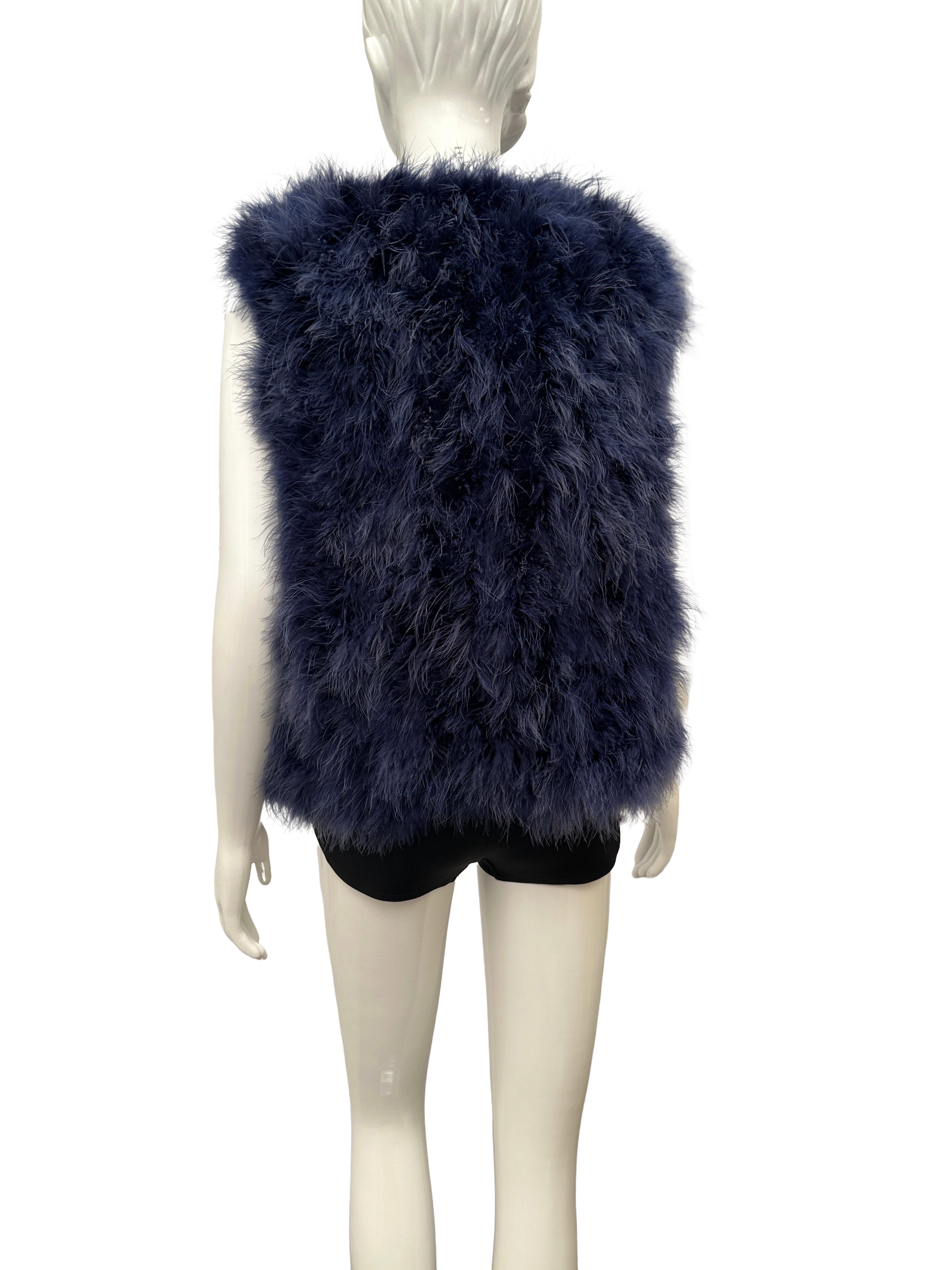 Yves Salomon feather gilet - size 40