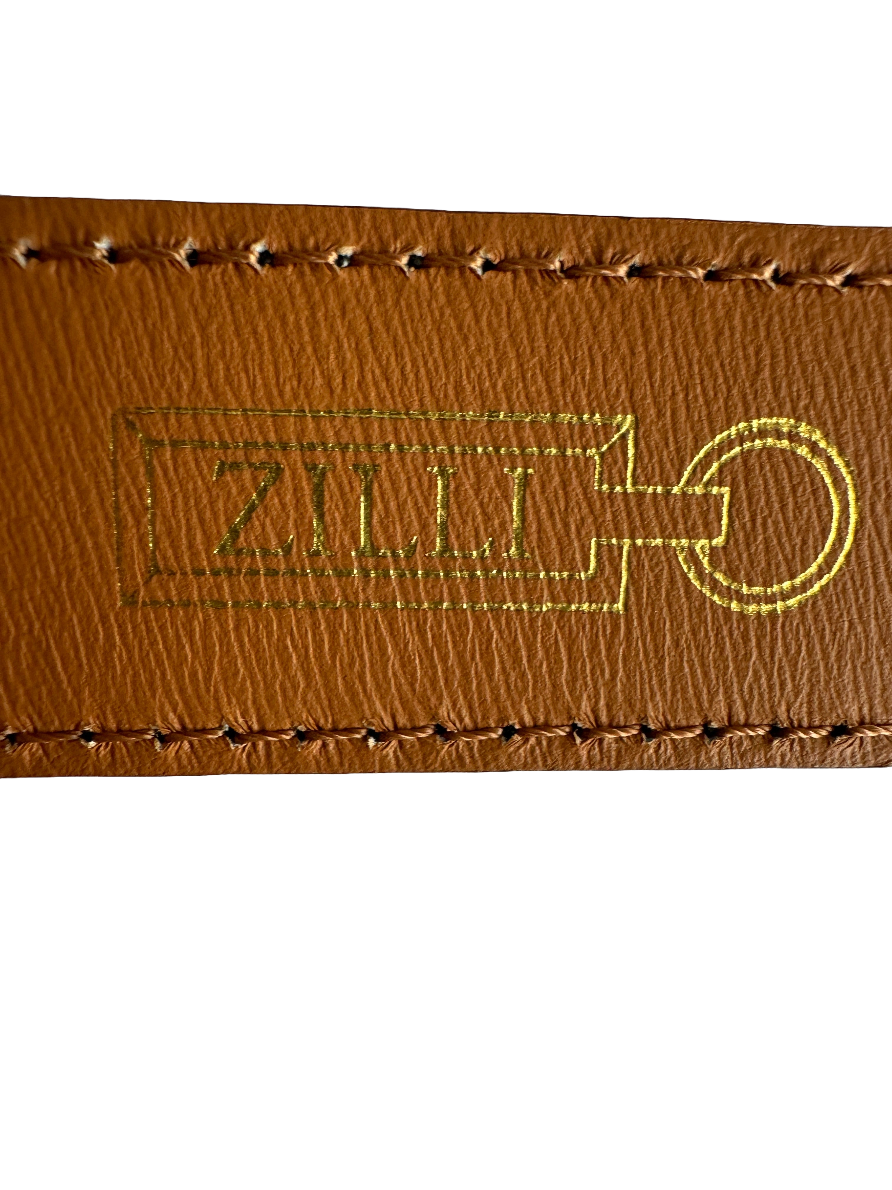 Zilli black leather belt