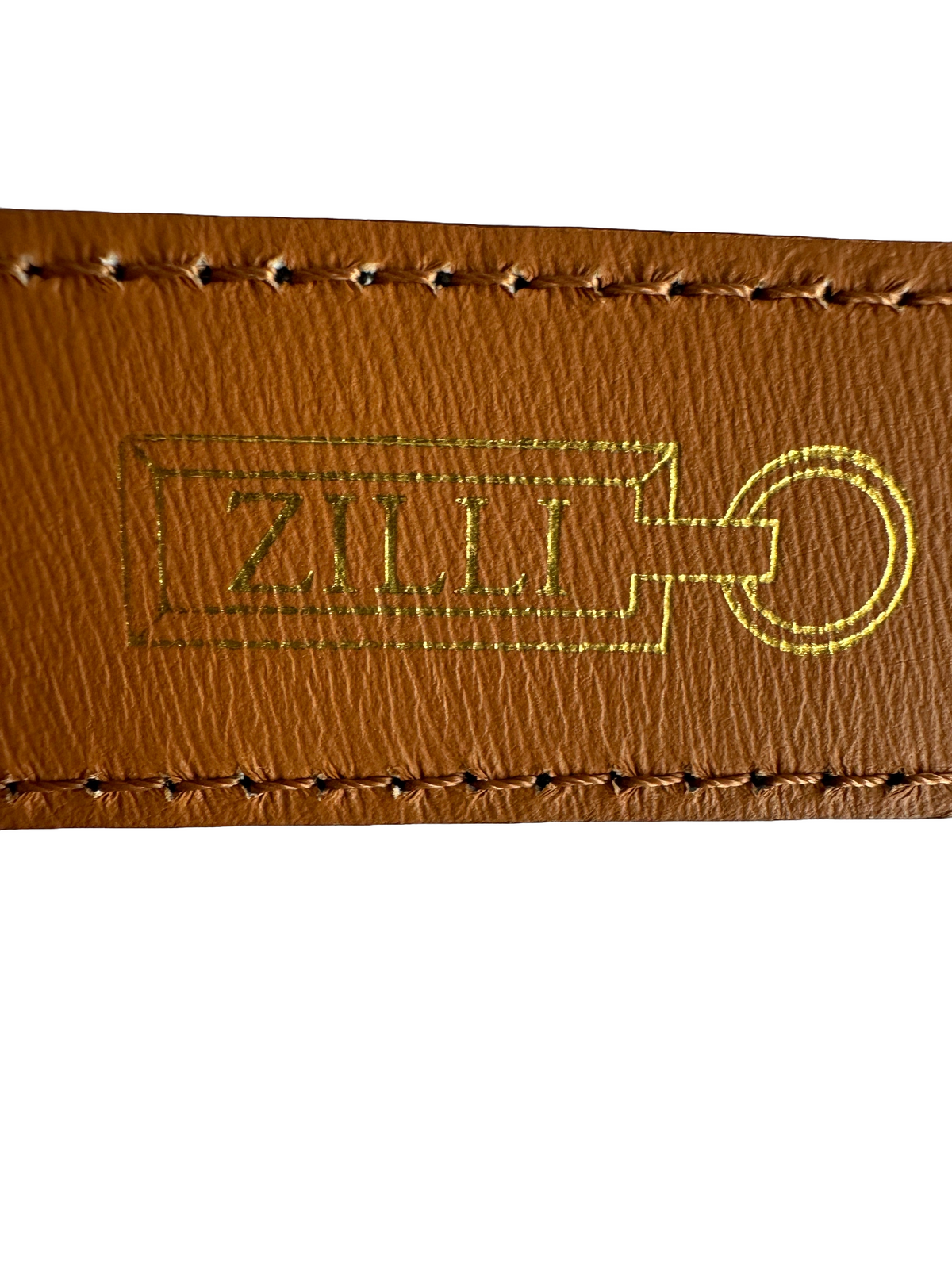 Zilli black leather belt