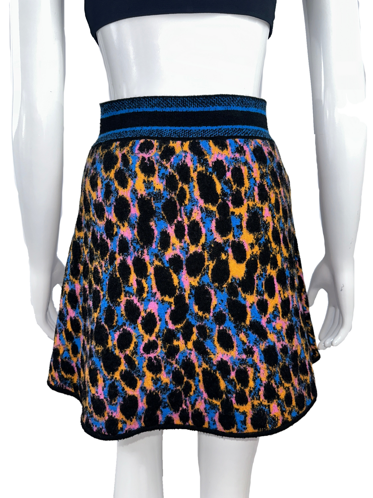 Dior leopard neon skirt multiple colors - size 36