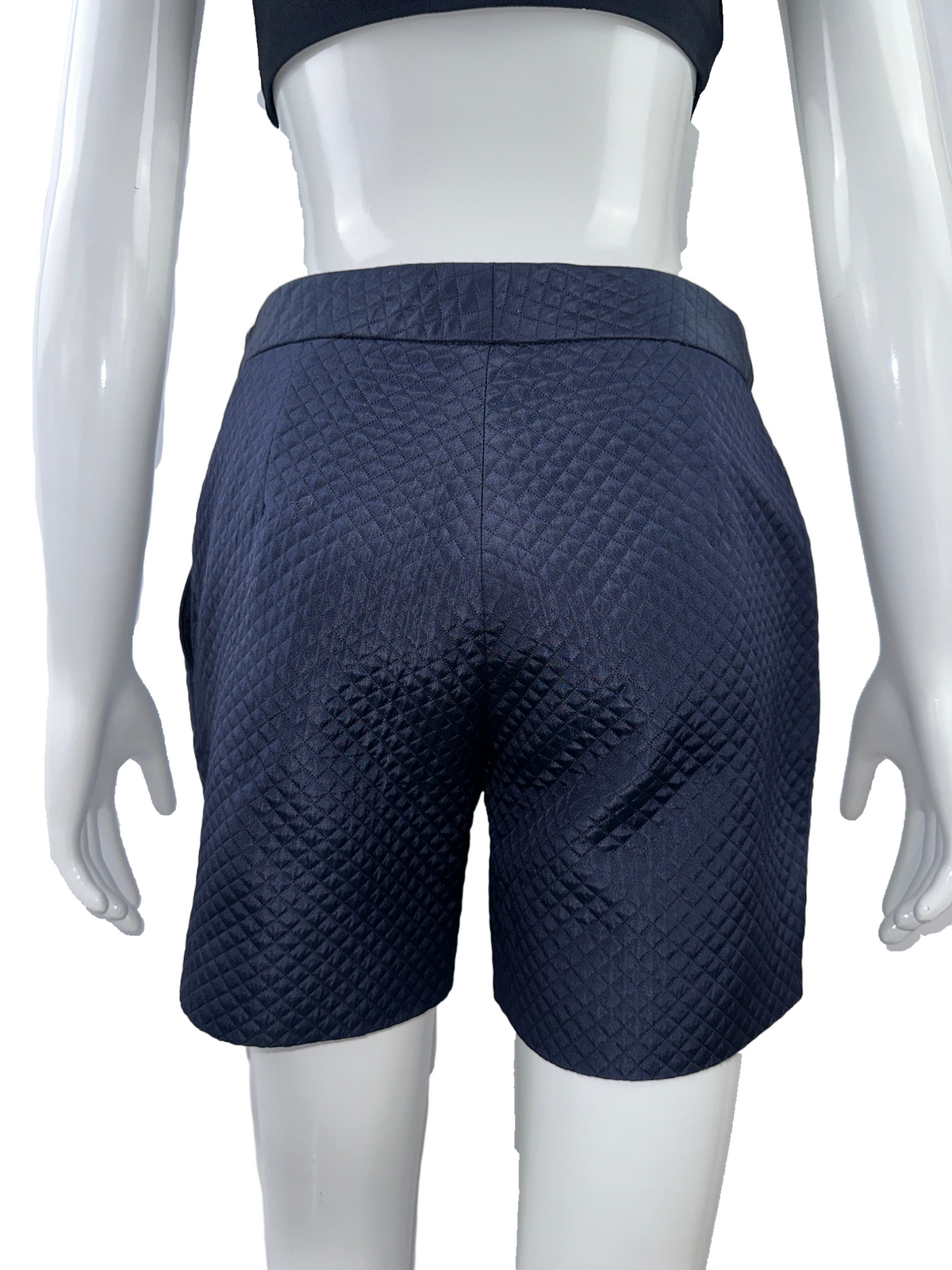 Dior quilted midnight blue shorts - size 36