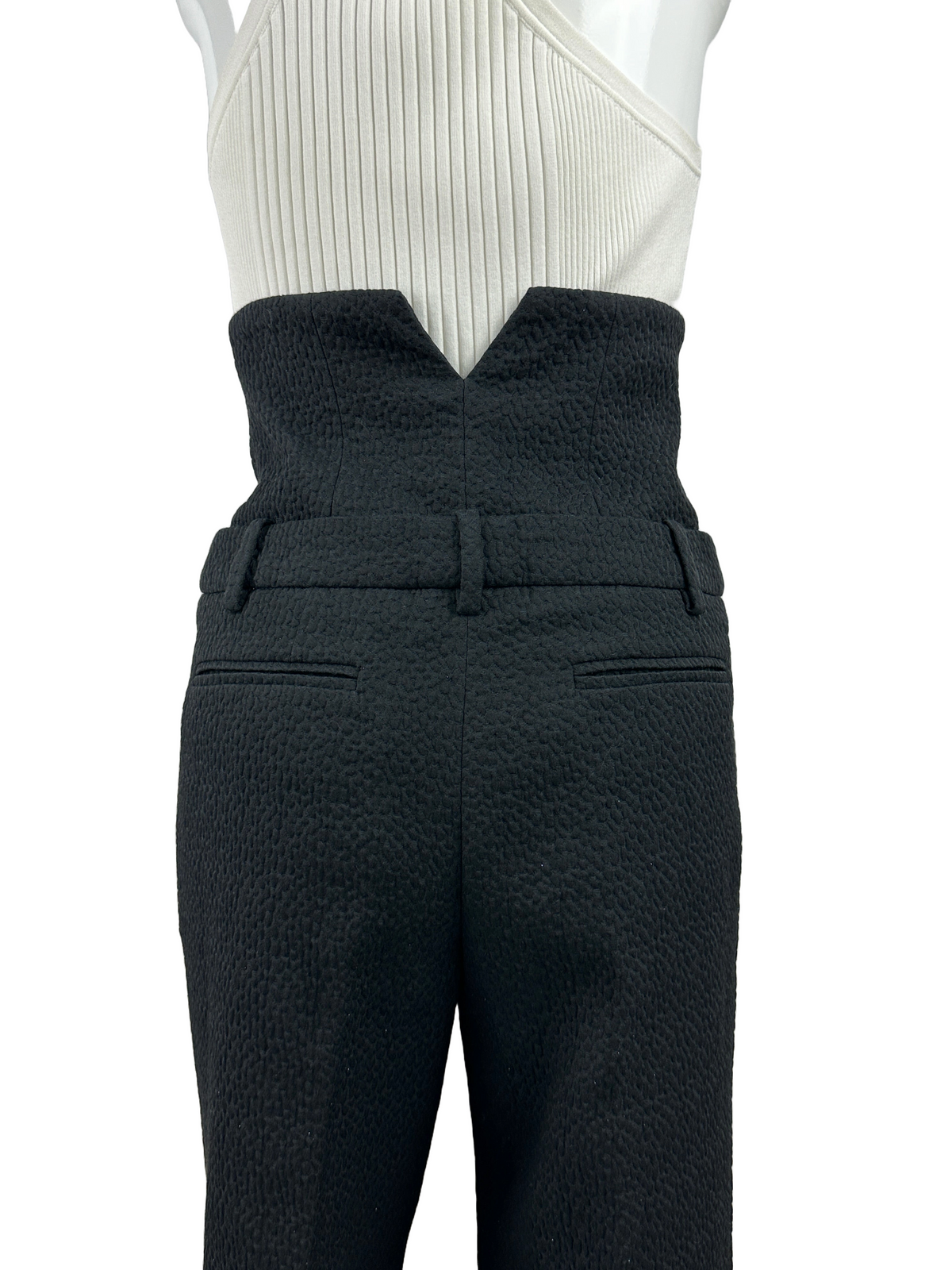 Chanel black high-waisted pants - size 34