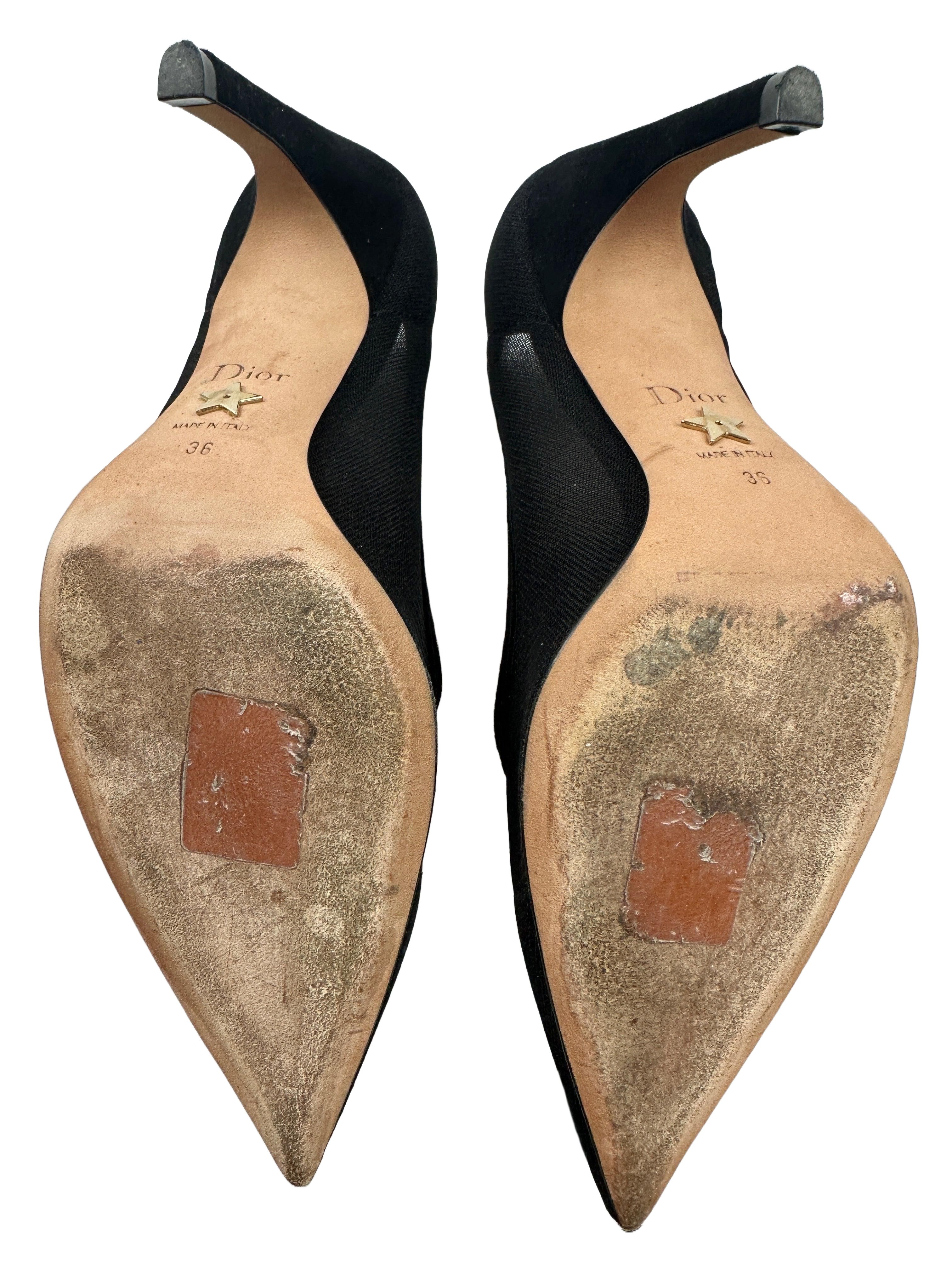 Dior Surreal-D mesh pumps with eye - size 36