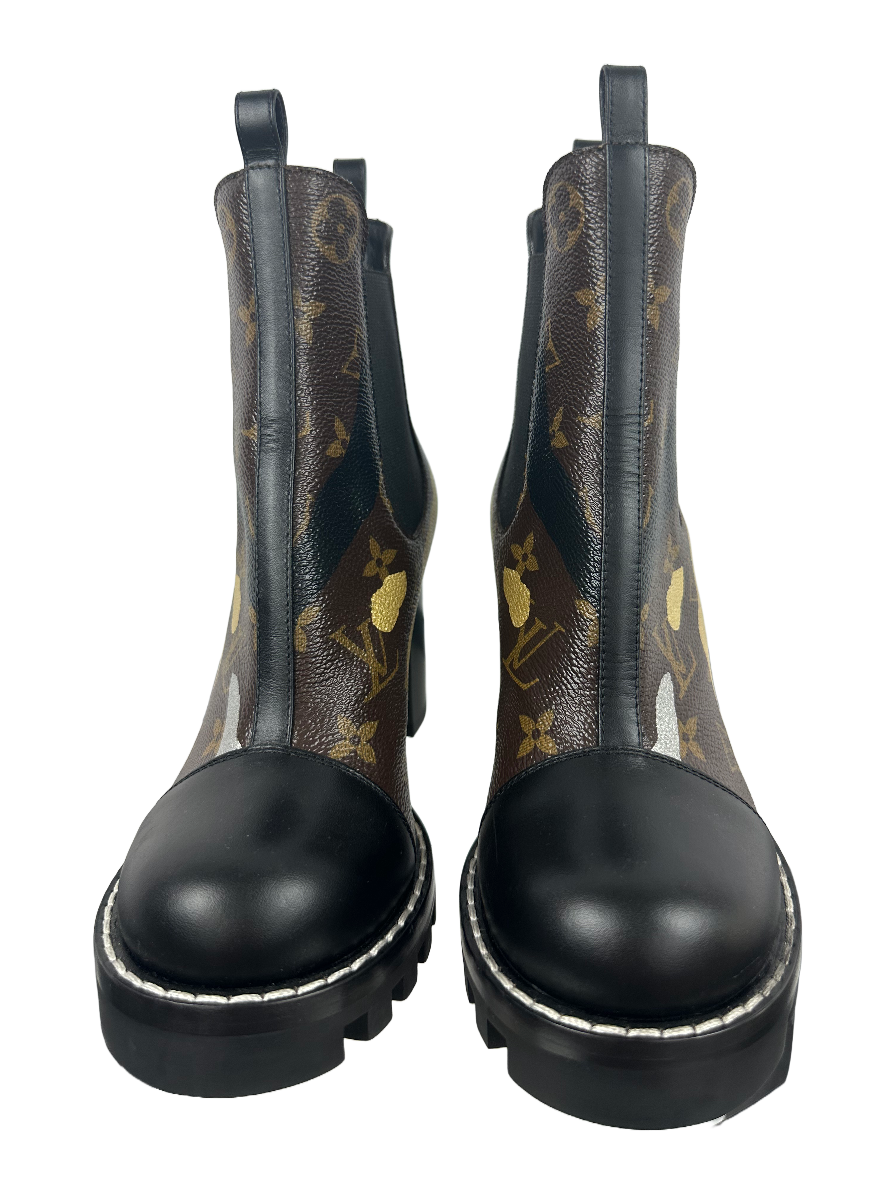 Louis Vuitton x LoL Star Trail Ankle Boot - size 36.5