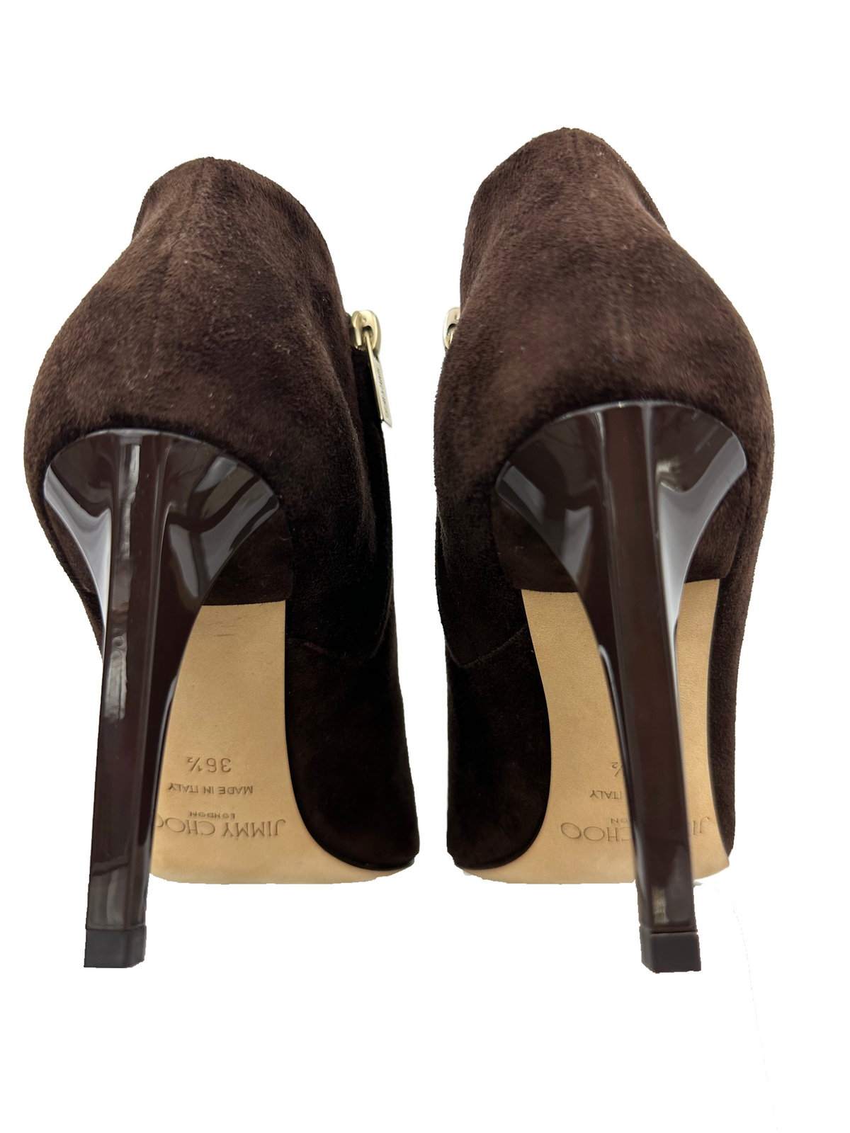 Jimmy Choo Liesl 85 suede mocha - size 36.5