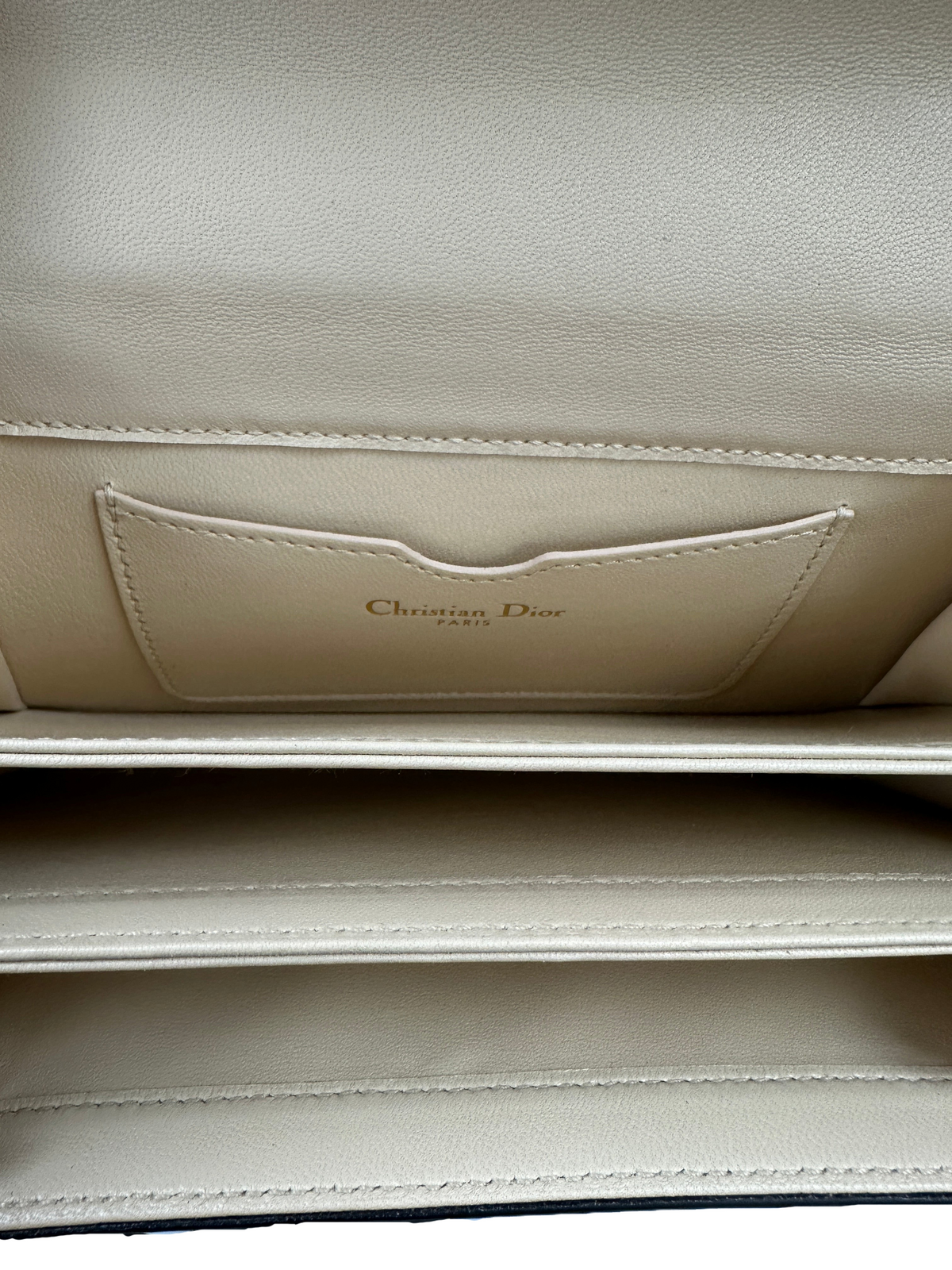 Dior beige clutch bag "Le monde"