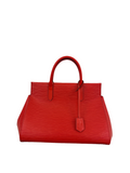 Louis Vuitton red Epi leather Marly BB Satchel
