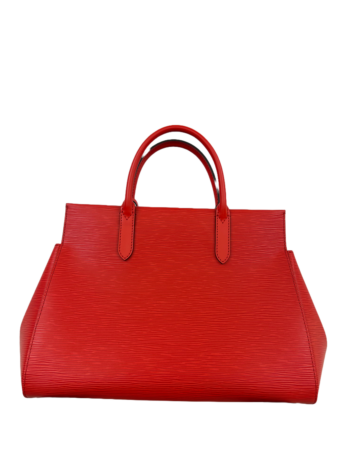 Louis Vuitton red Epi leather Marly BB Satchel