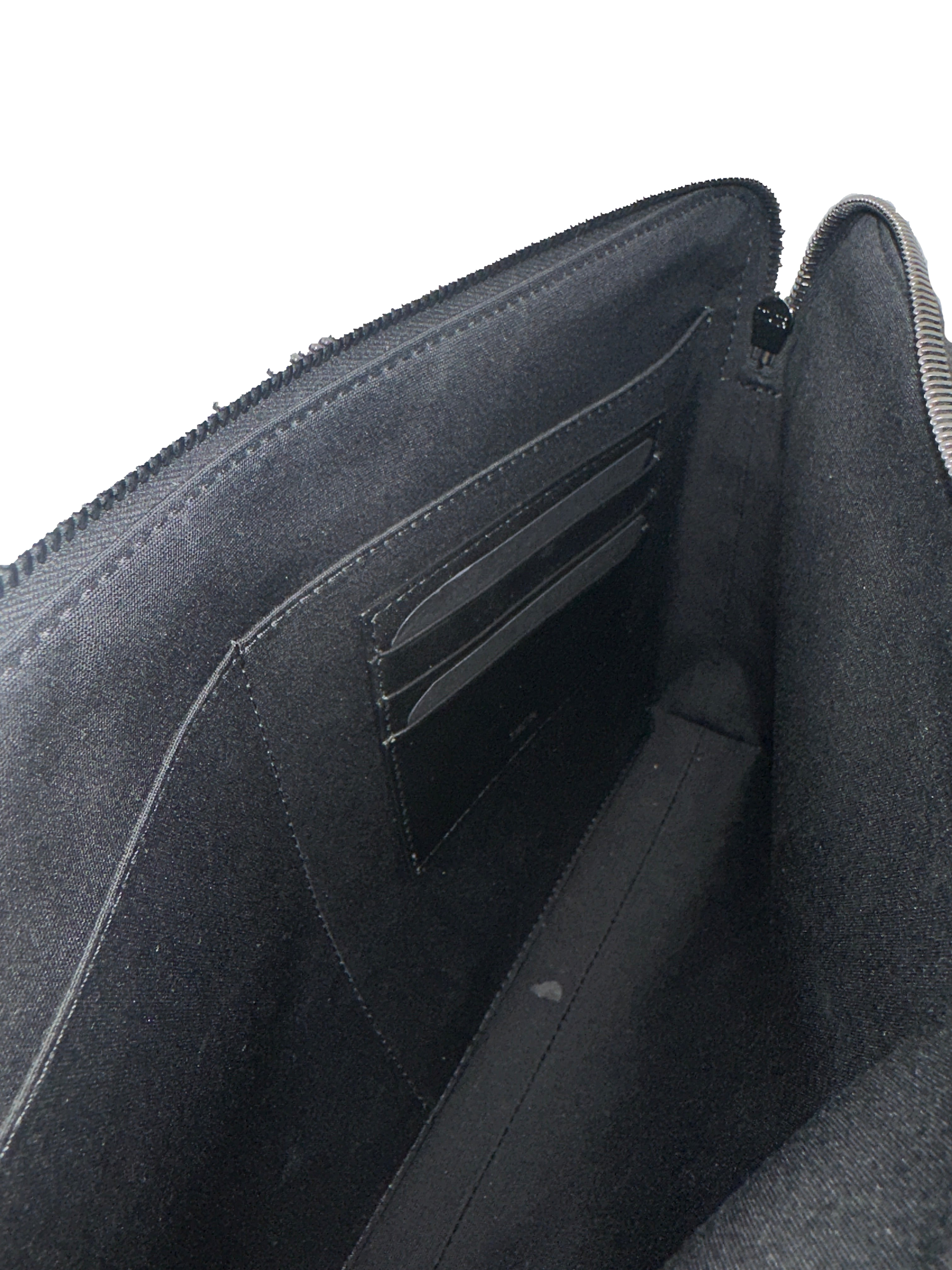 Dior Oblique Jacquard Triangle Case in Black