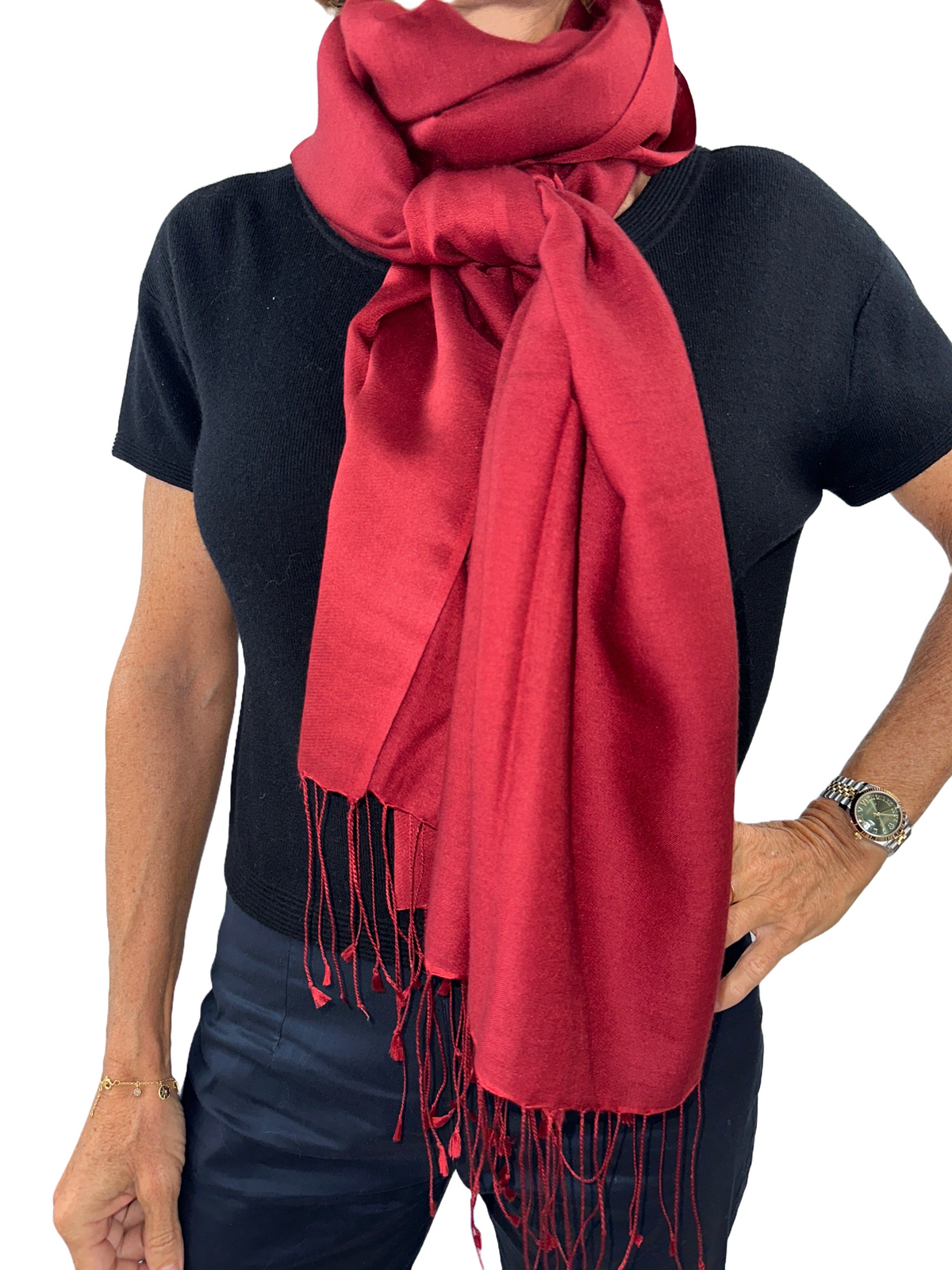 Hugo Boss red stole