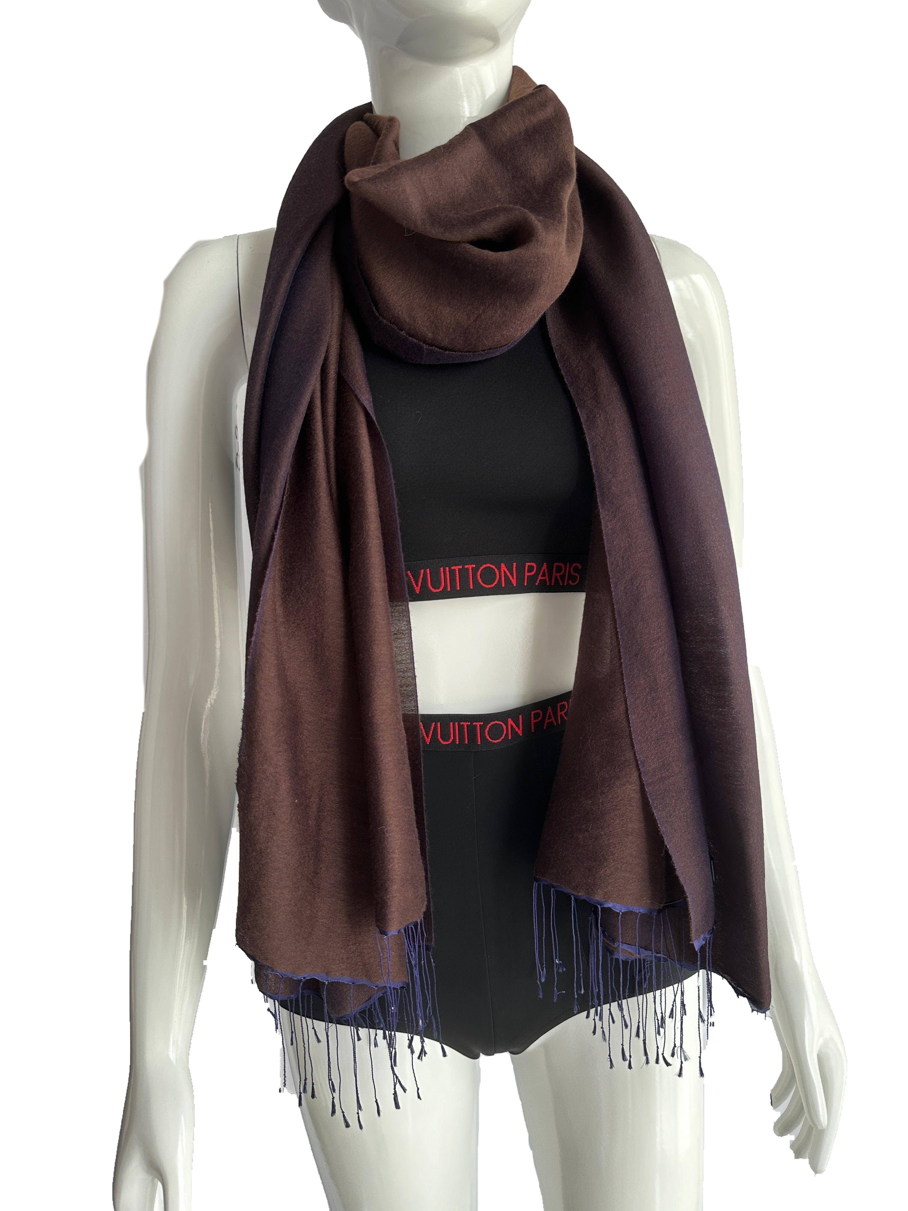 Brown pashmina stole