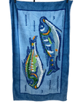 Hermes Mosaique printed beach towel