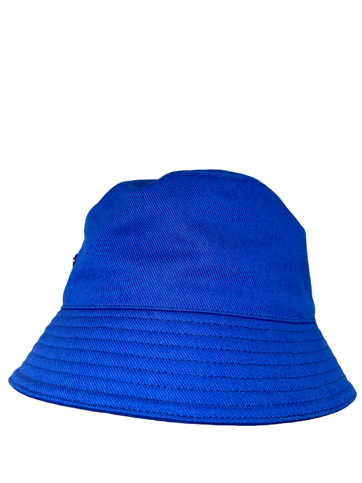 Prada blue logo plaque bucket hat - 59 cm