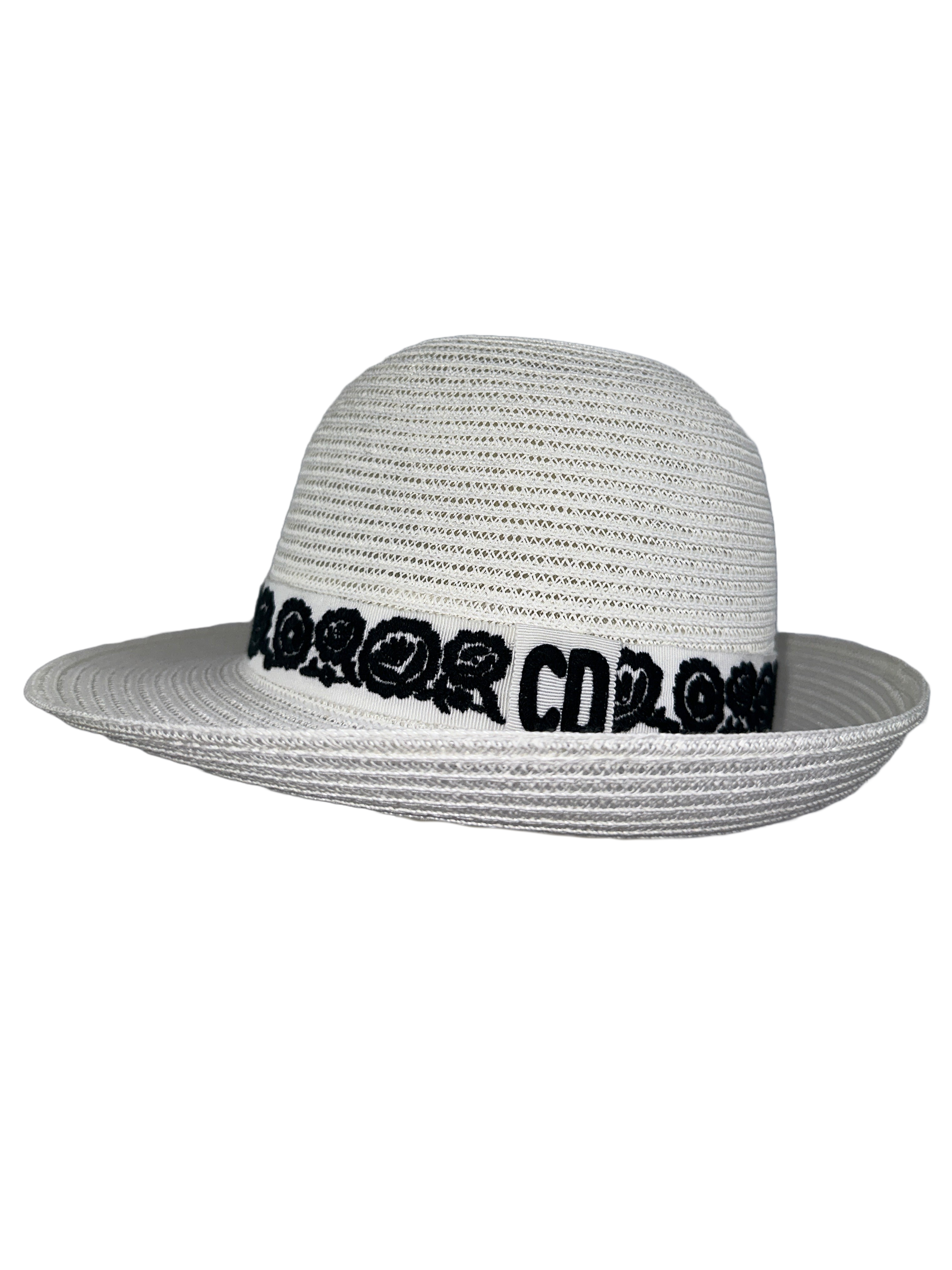 Dior mexican embroidery straw hat - size 57