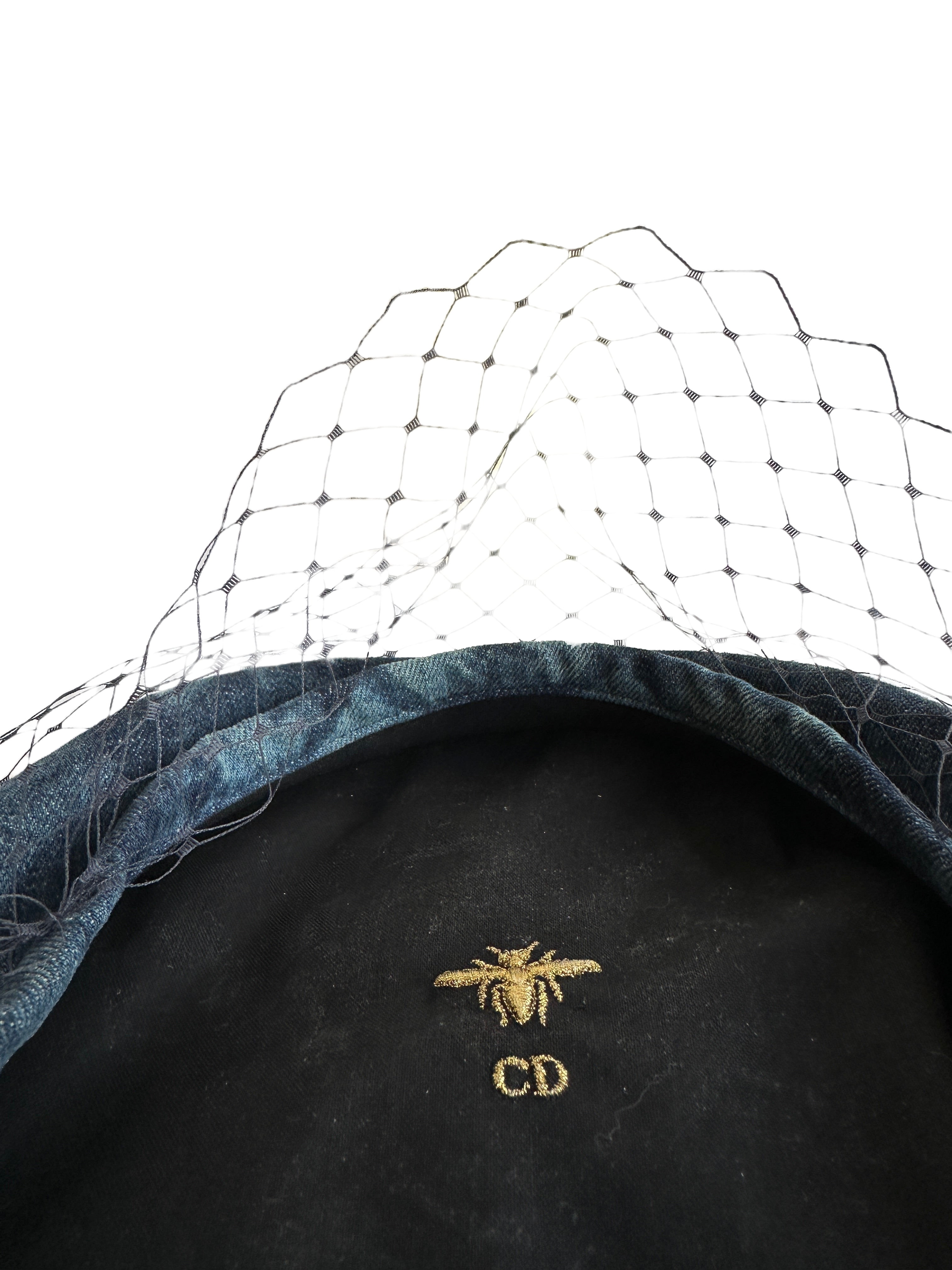 Dior denim beret - size 57