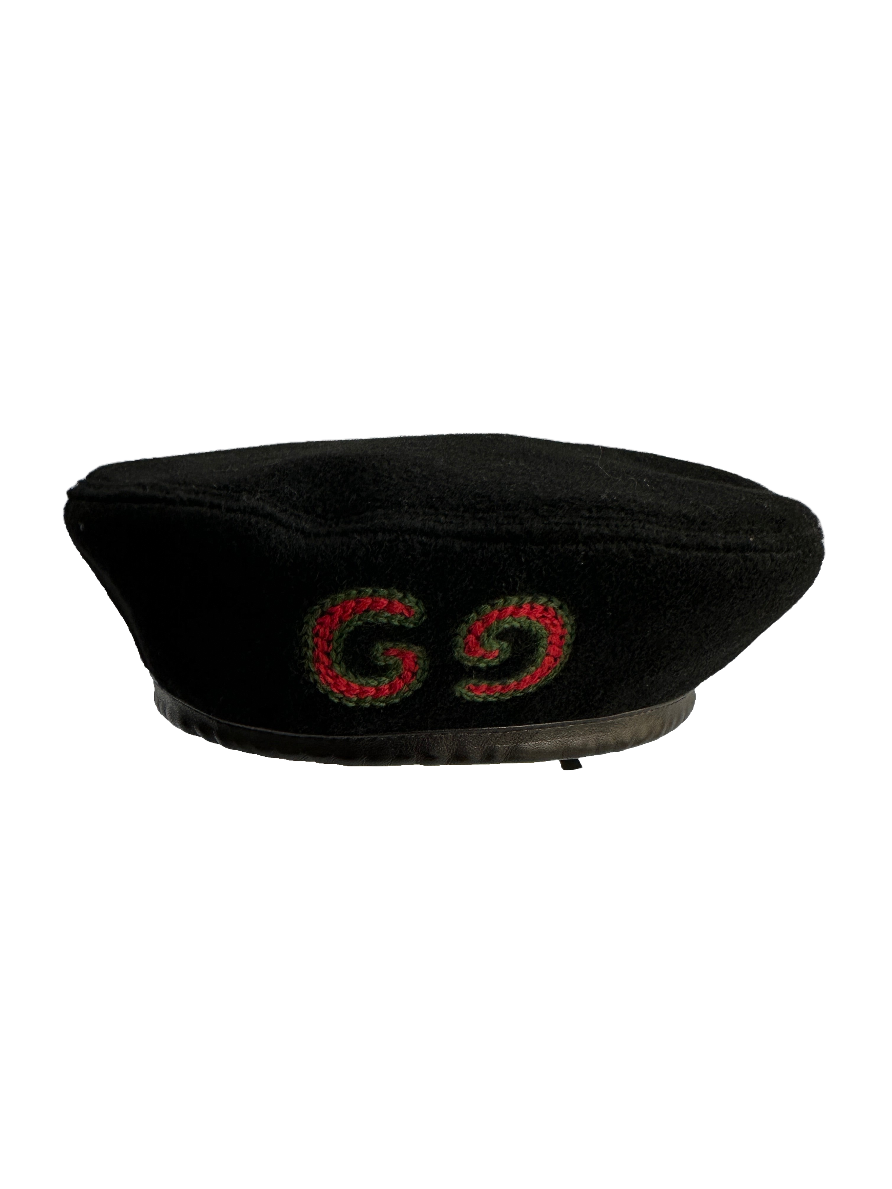 Gucci black beret - size 57