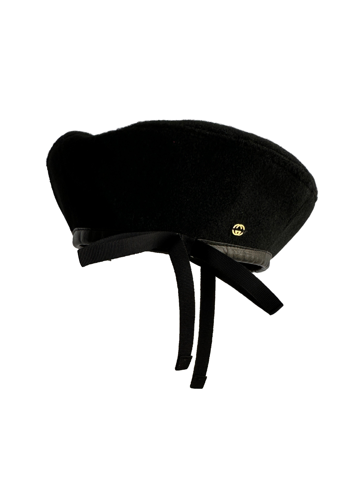 Gucci black beret - size 57