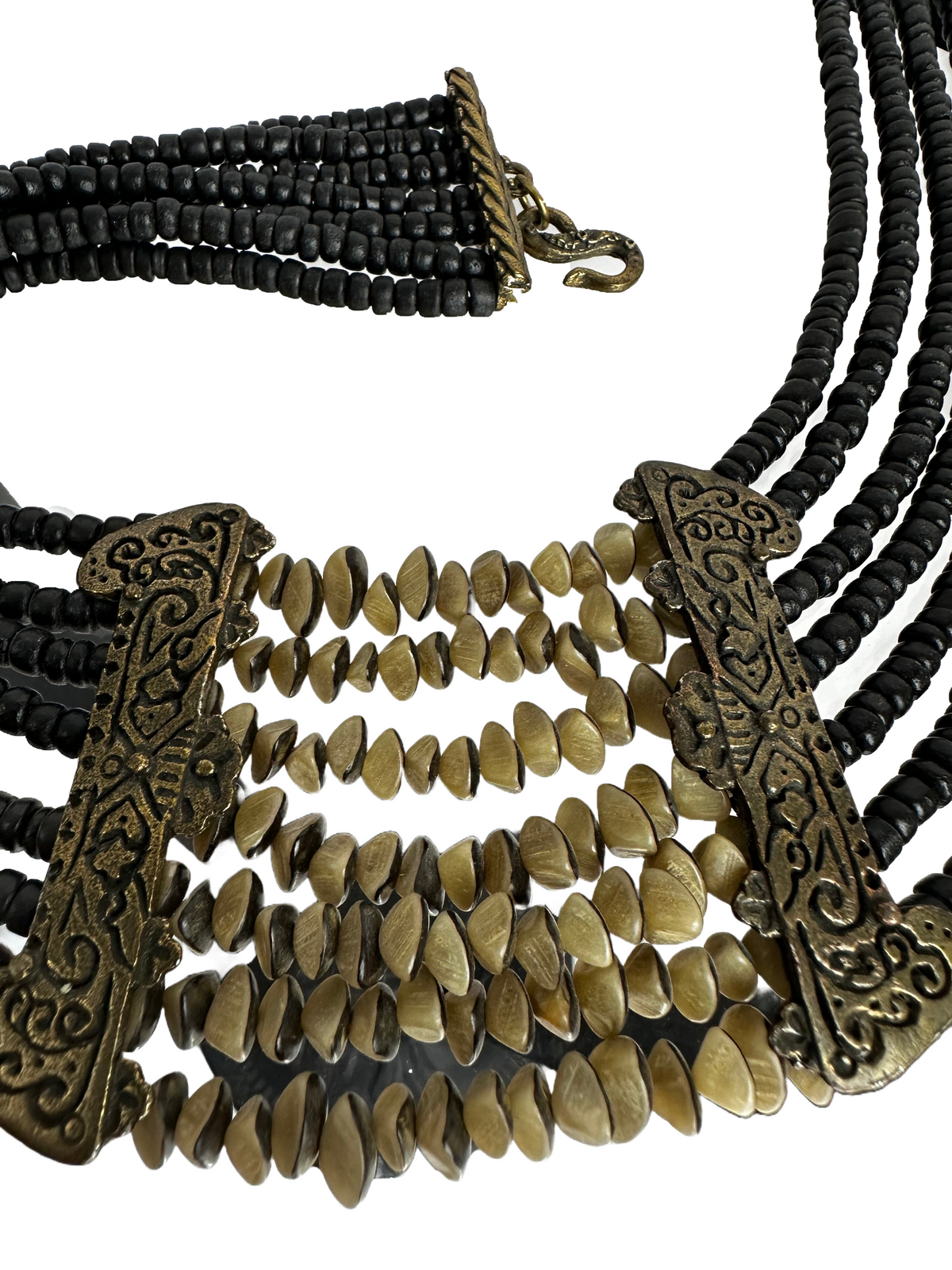 Cesaree vintage tribal necklace