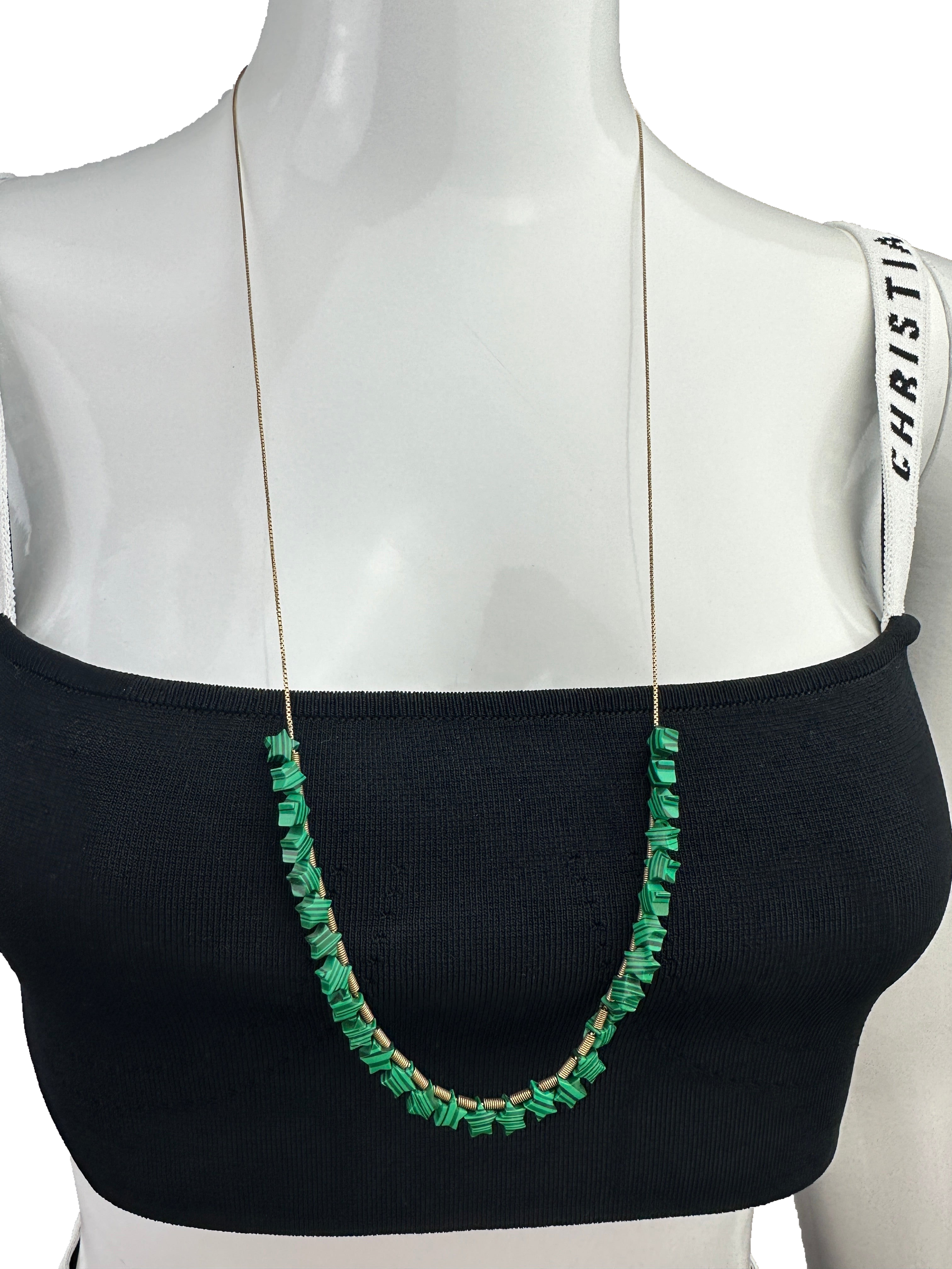 Bottega Veneta star bar necklace