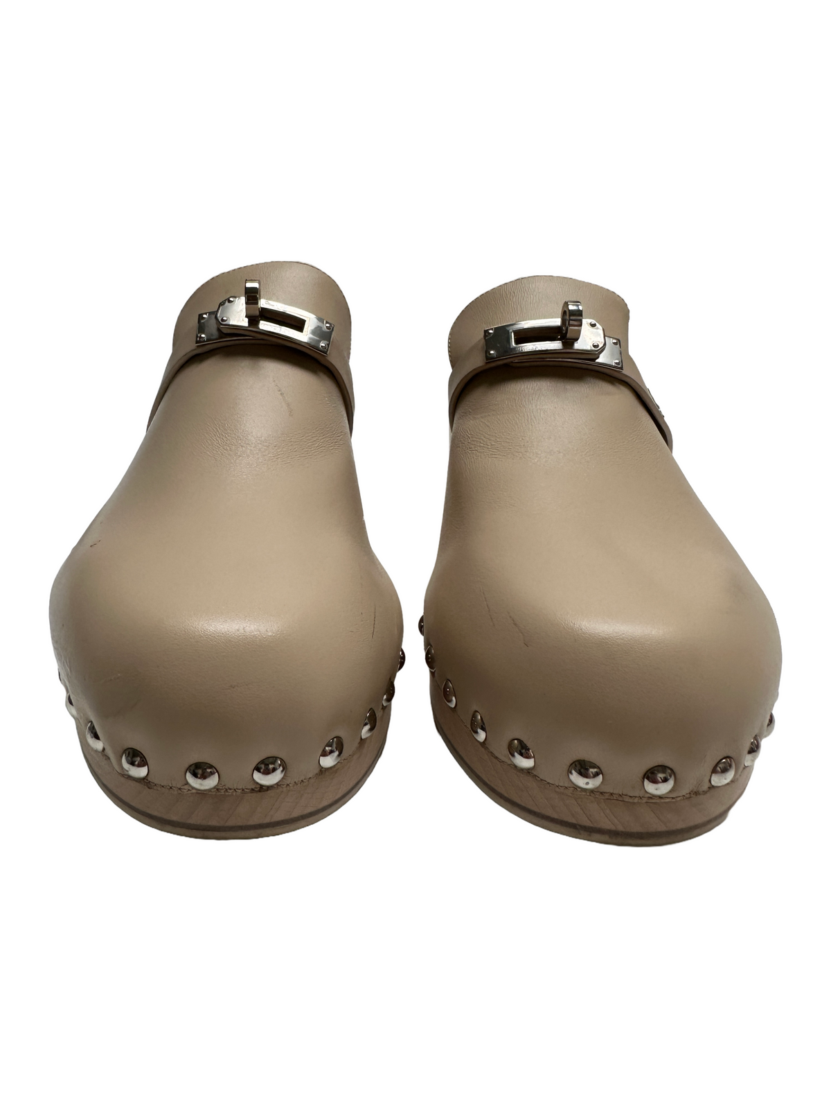 Hermès beige mules - size 40