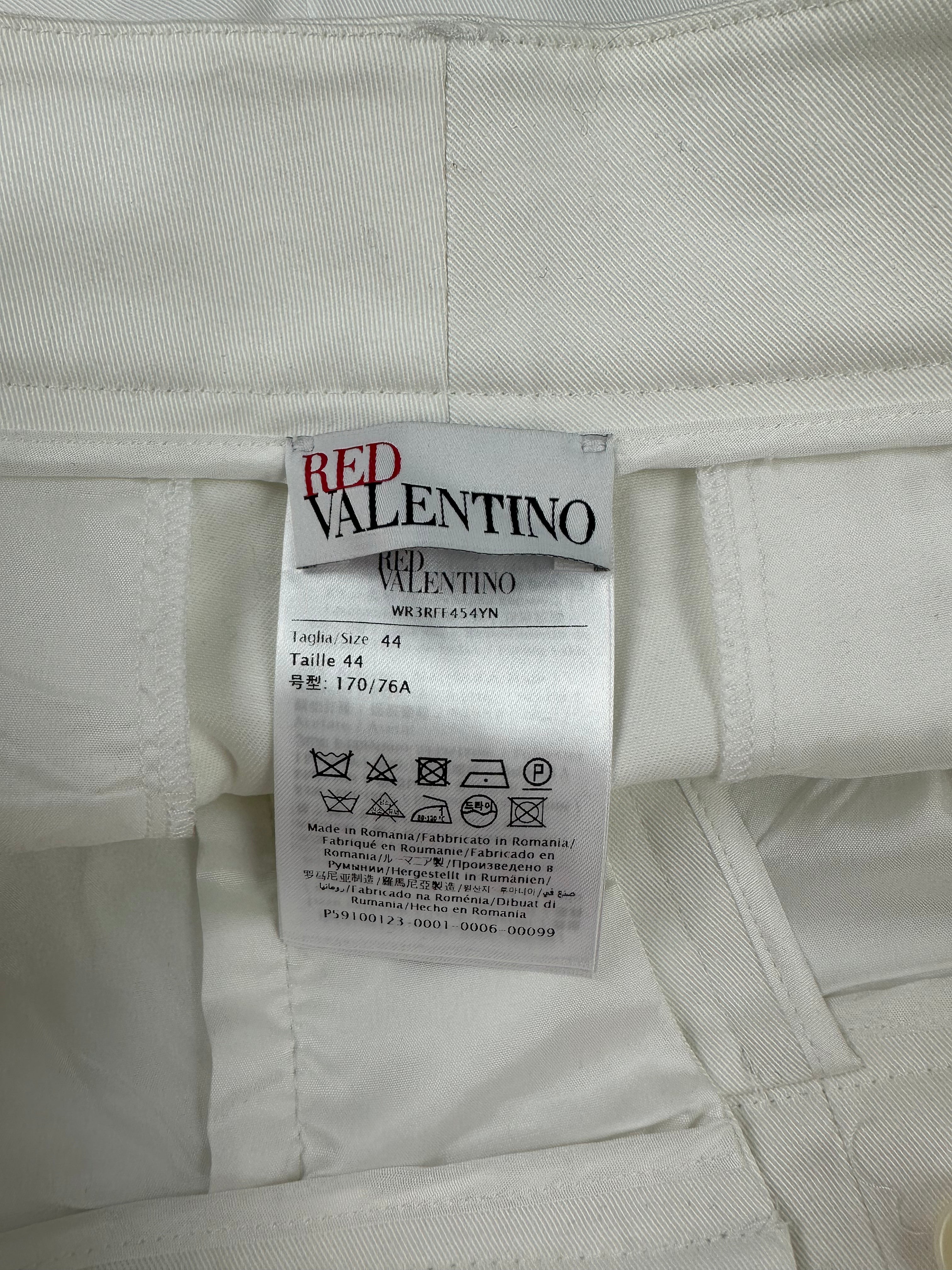 Red Valentino high waist white short - size 44 IT