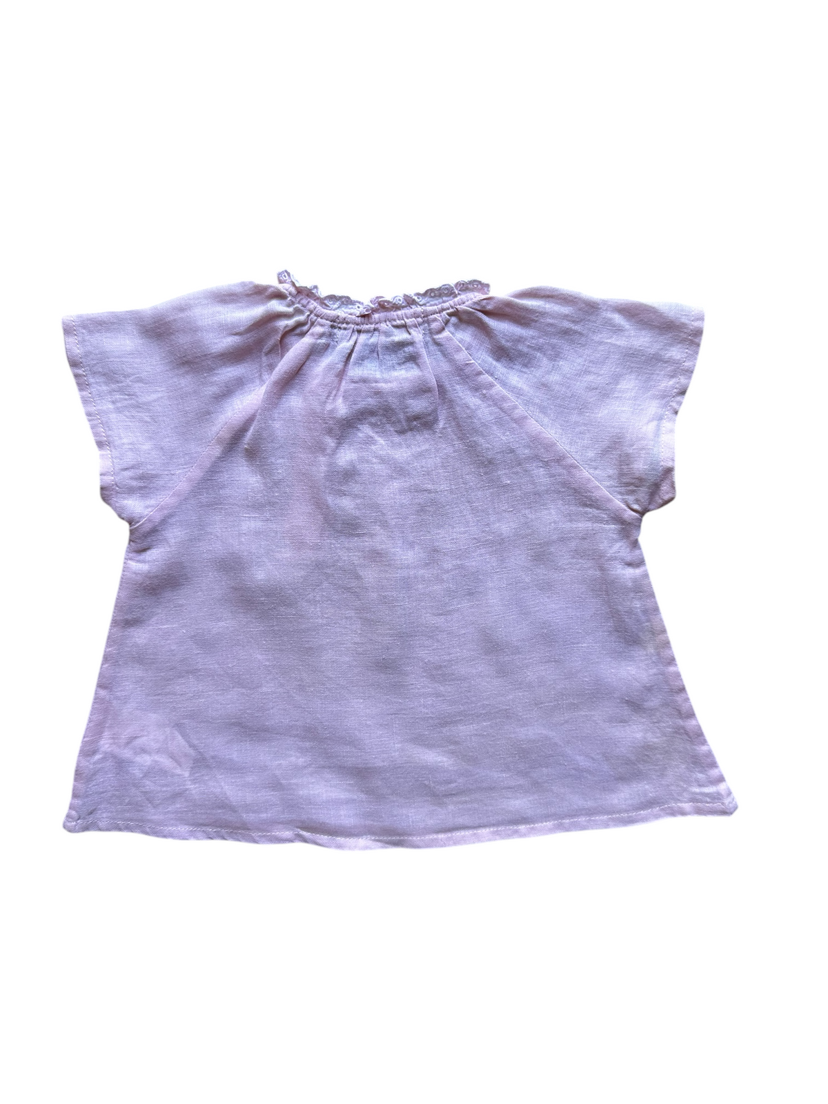 Bonnet à pompon blouse - 12M