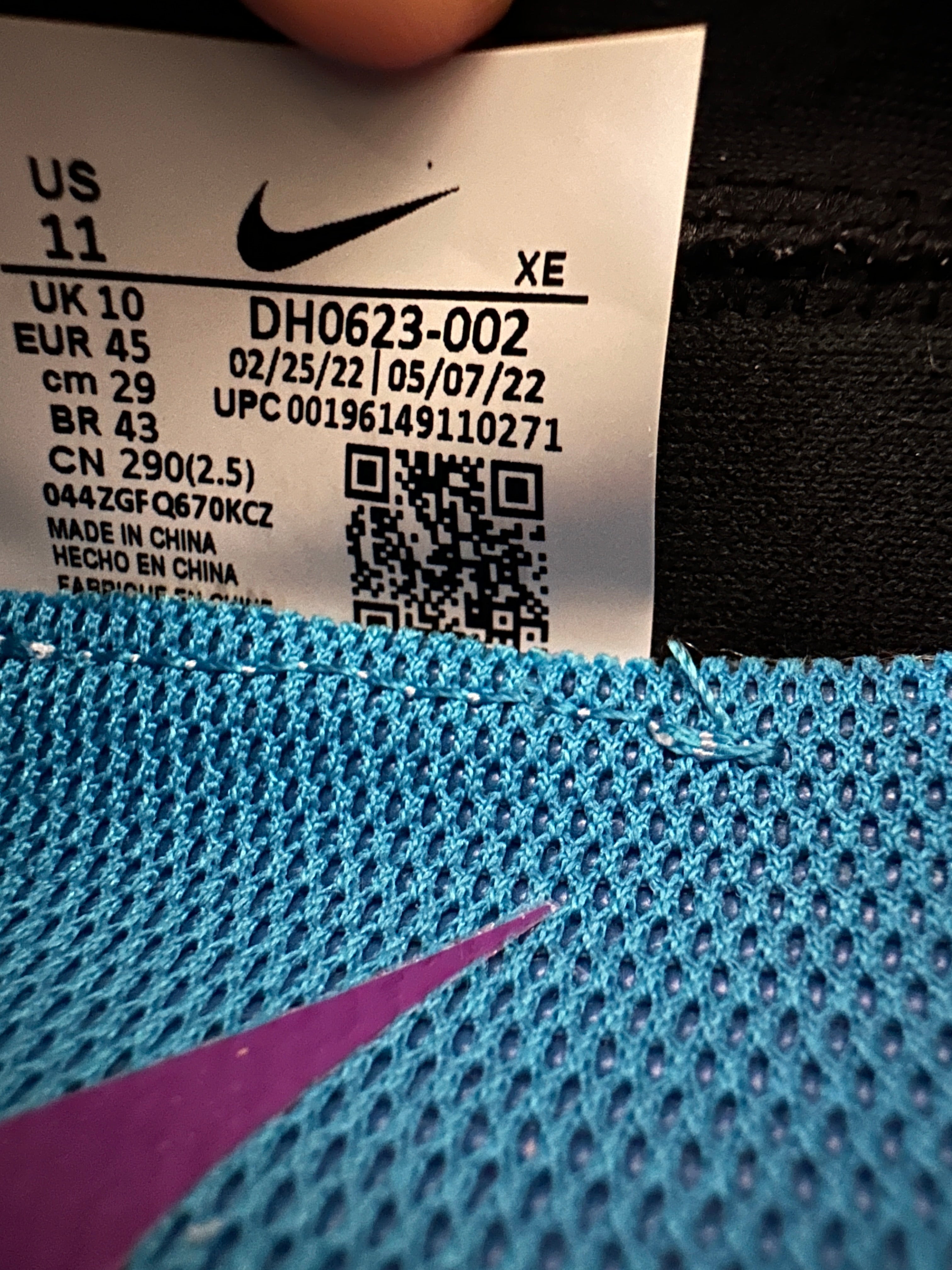 Nike ZoomX Zegama Trail - size 45