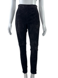 Dior black suede slim-fit pants - size 36