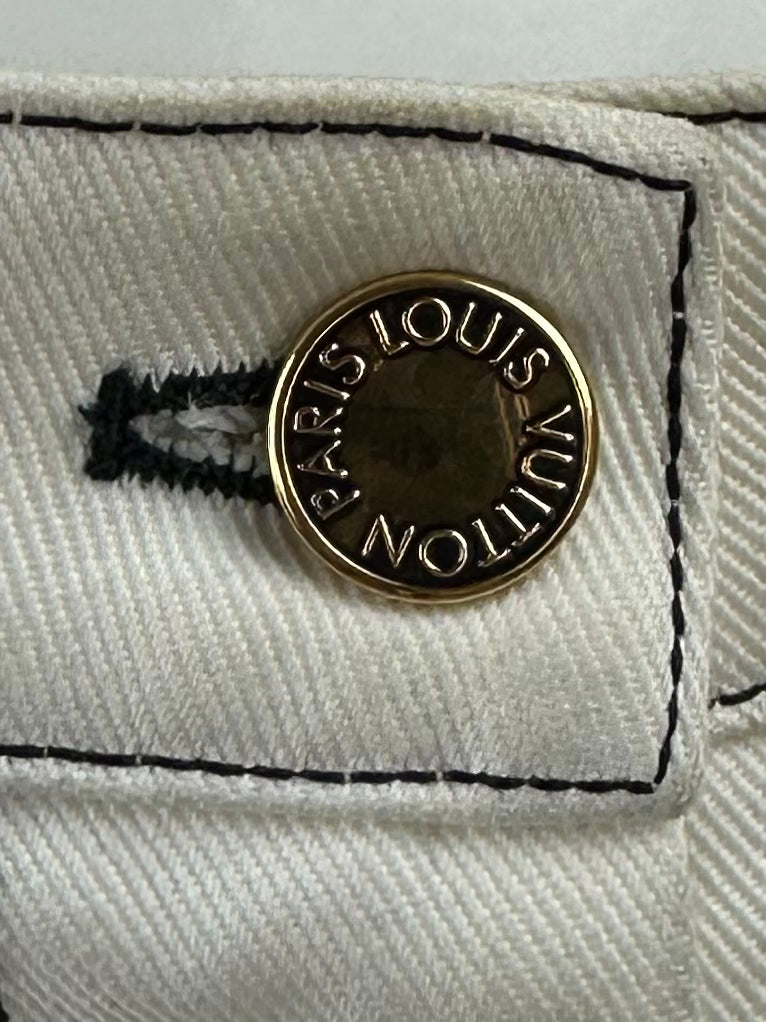 Louis Vuitton white shorts - size 34