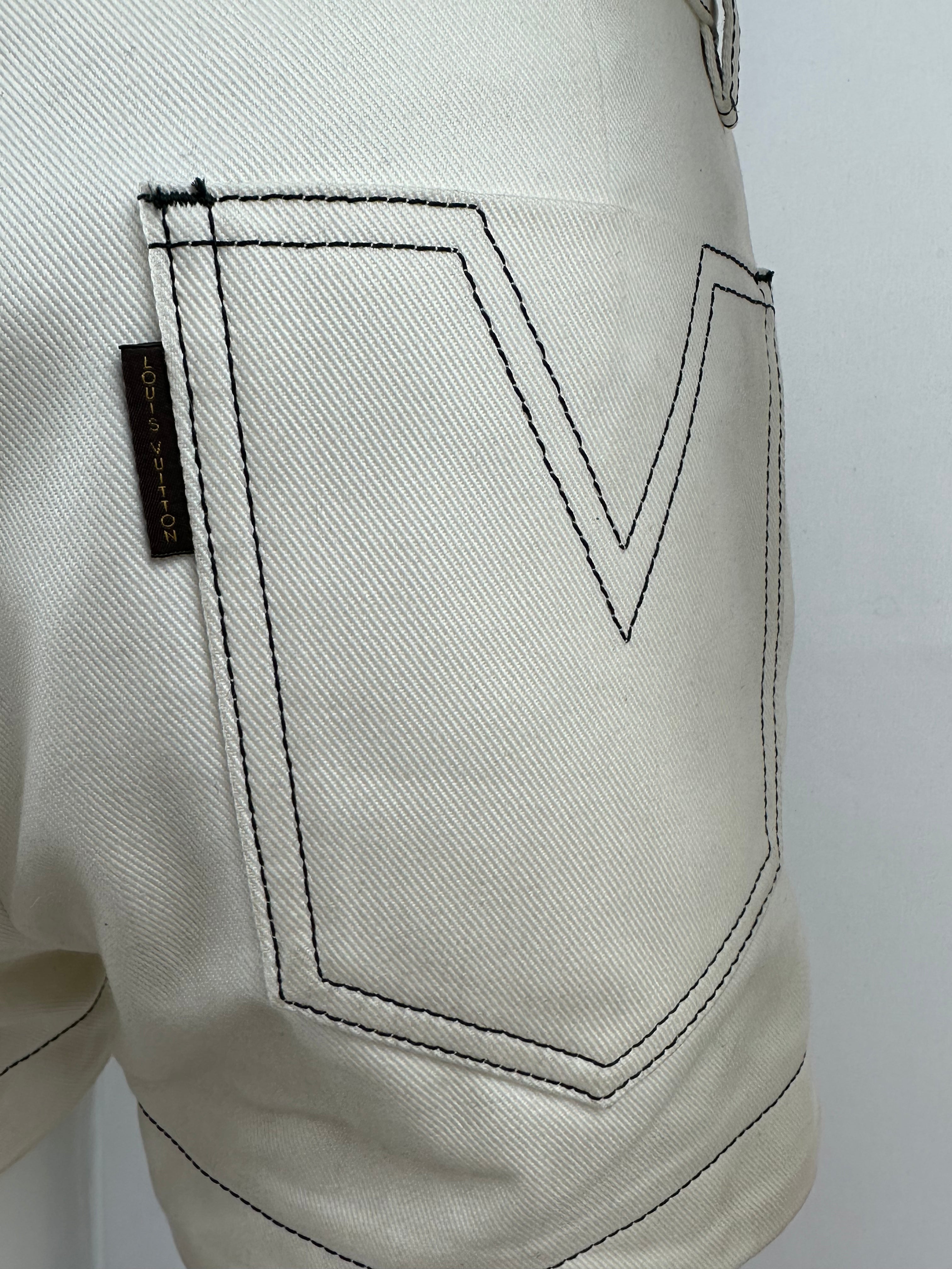 Louis Vuitton white shorts - size 34