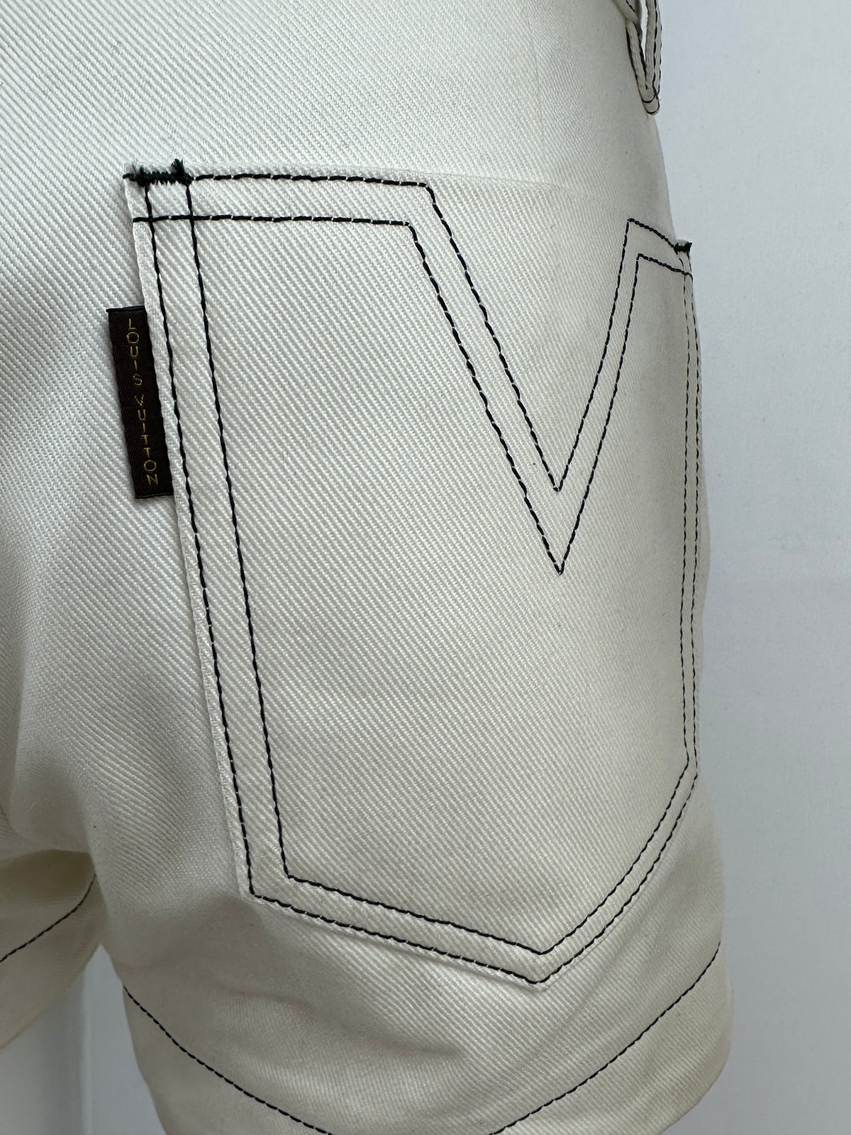 Louis Vuitton short pants white - size 34FR