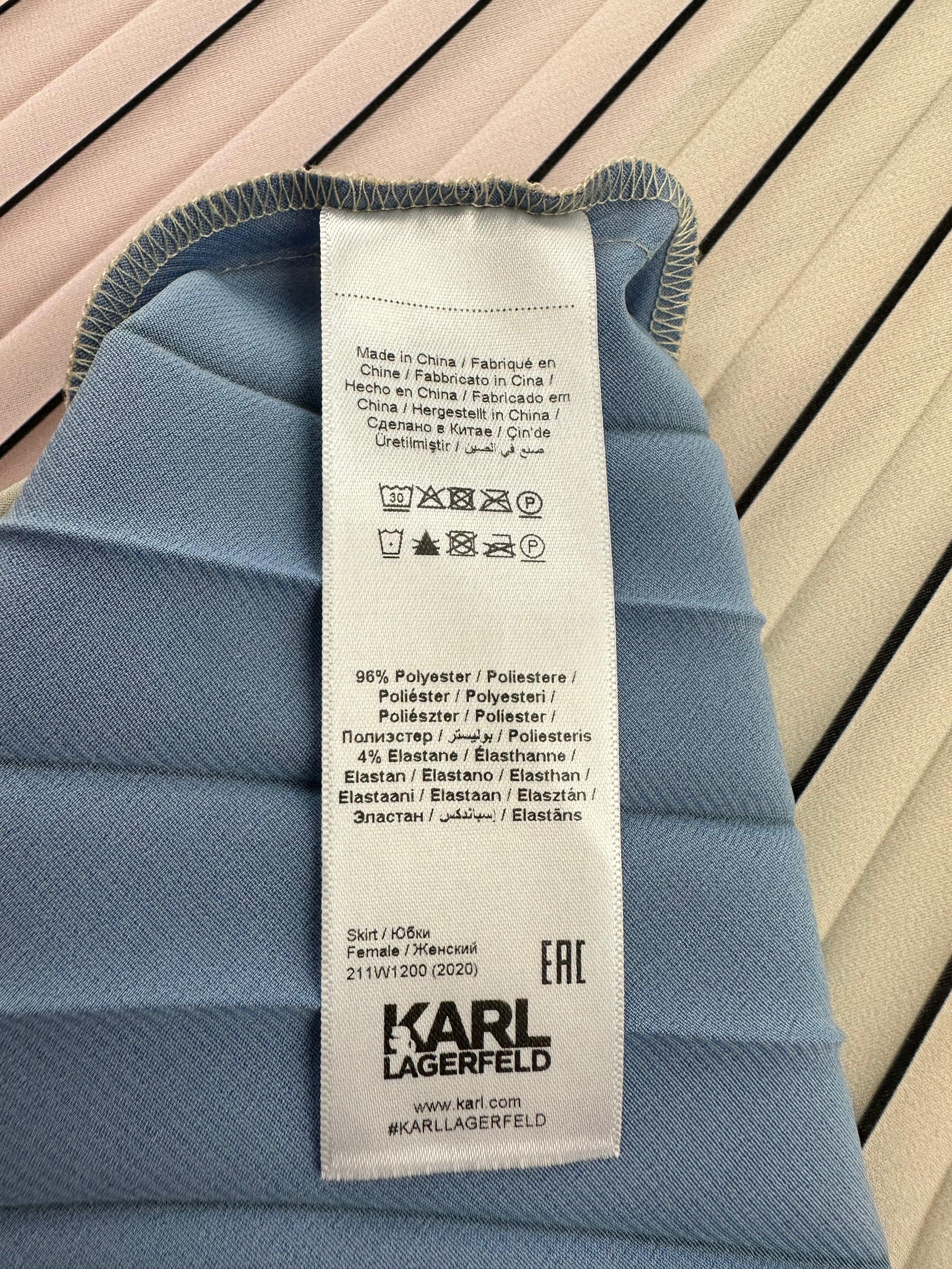 Karl lagarfeld Rainbow pleated skirt - size 38FR