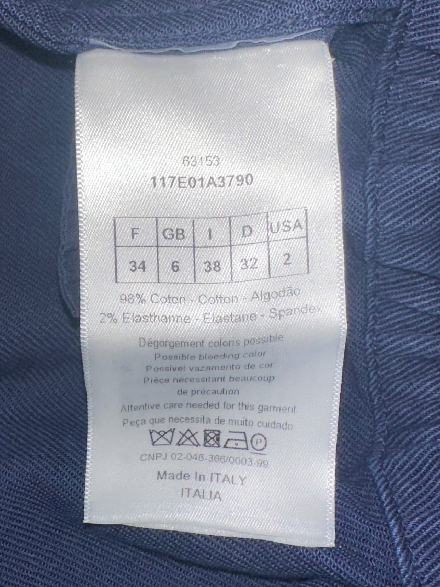 Dior Jumpsuit - size 34