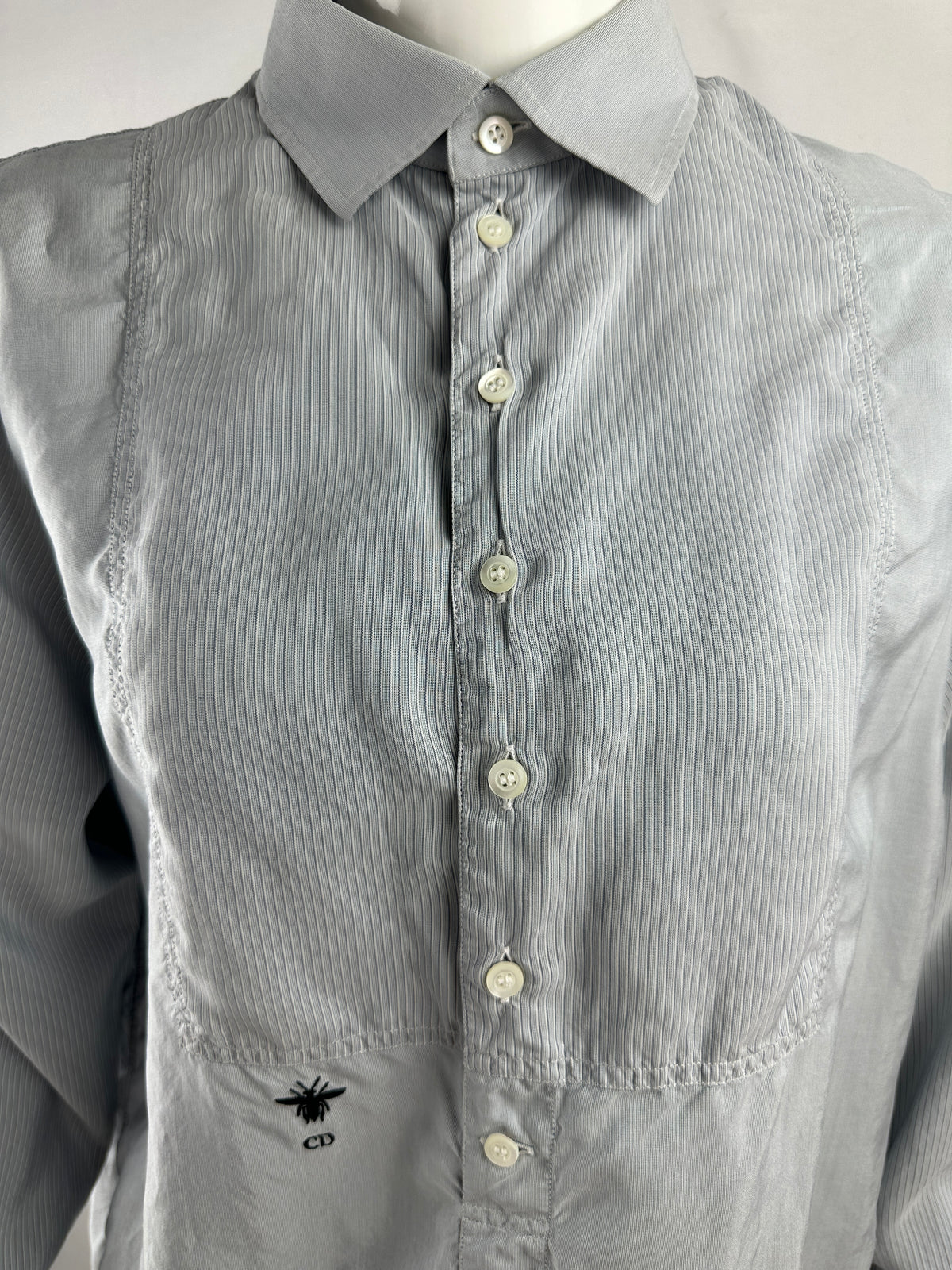 Christian dior silk shirt - size 34 FR